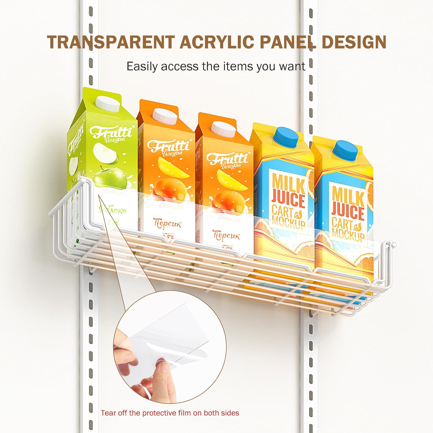 Delamu B0DRD2WXK8 Pull-Out-Cabinet-Baskets - View #4