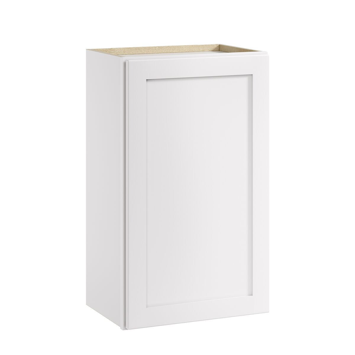 Whalen CLICK-IT LWSCLICK-27 Enfield 18-in W x 30-in H x 12-in D Classic White Birch Wall Ready to assemble Plywood Cabinet (Raised Panel Shaker)