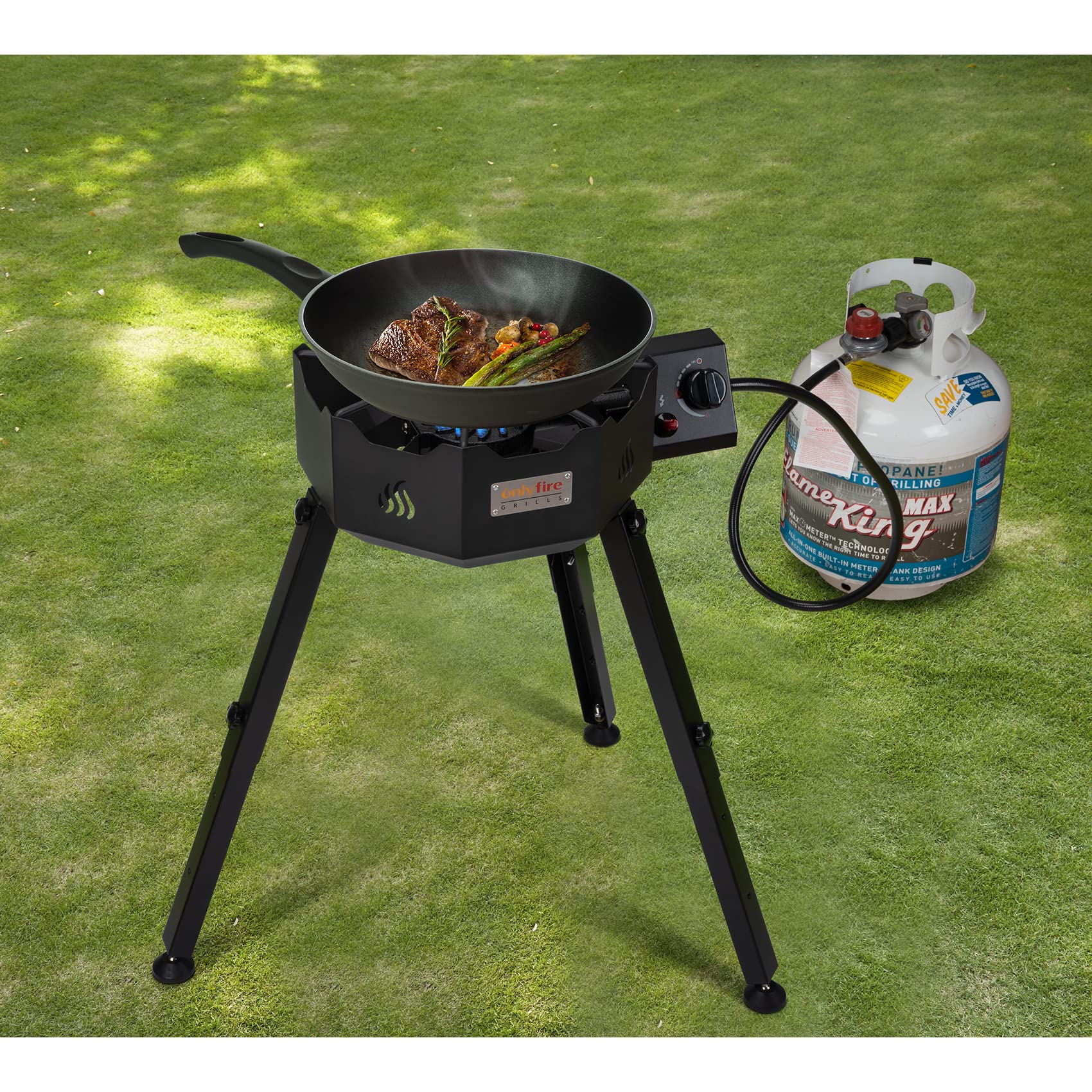 LTMATE 1-Burner Propane Push and Turn Steel Outdoor Burner in the ...