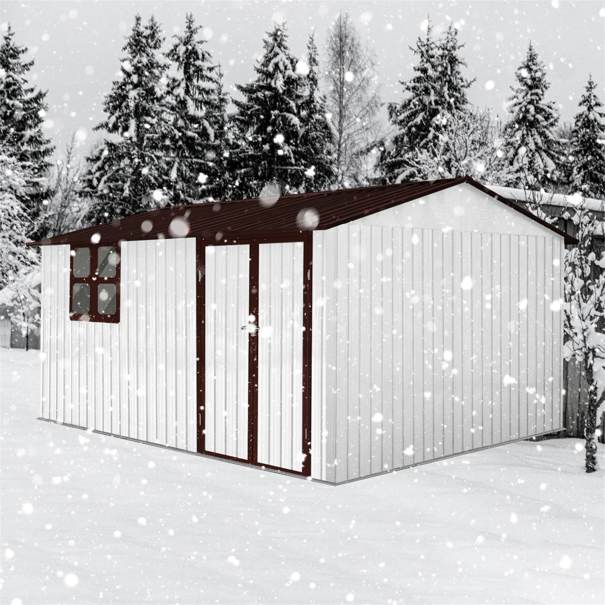 BABOOM BOM-250056-OR Metal-Storage-Buildings-Sheds - View #6