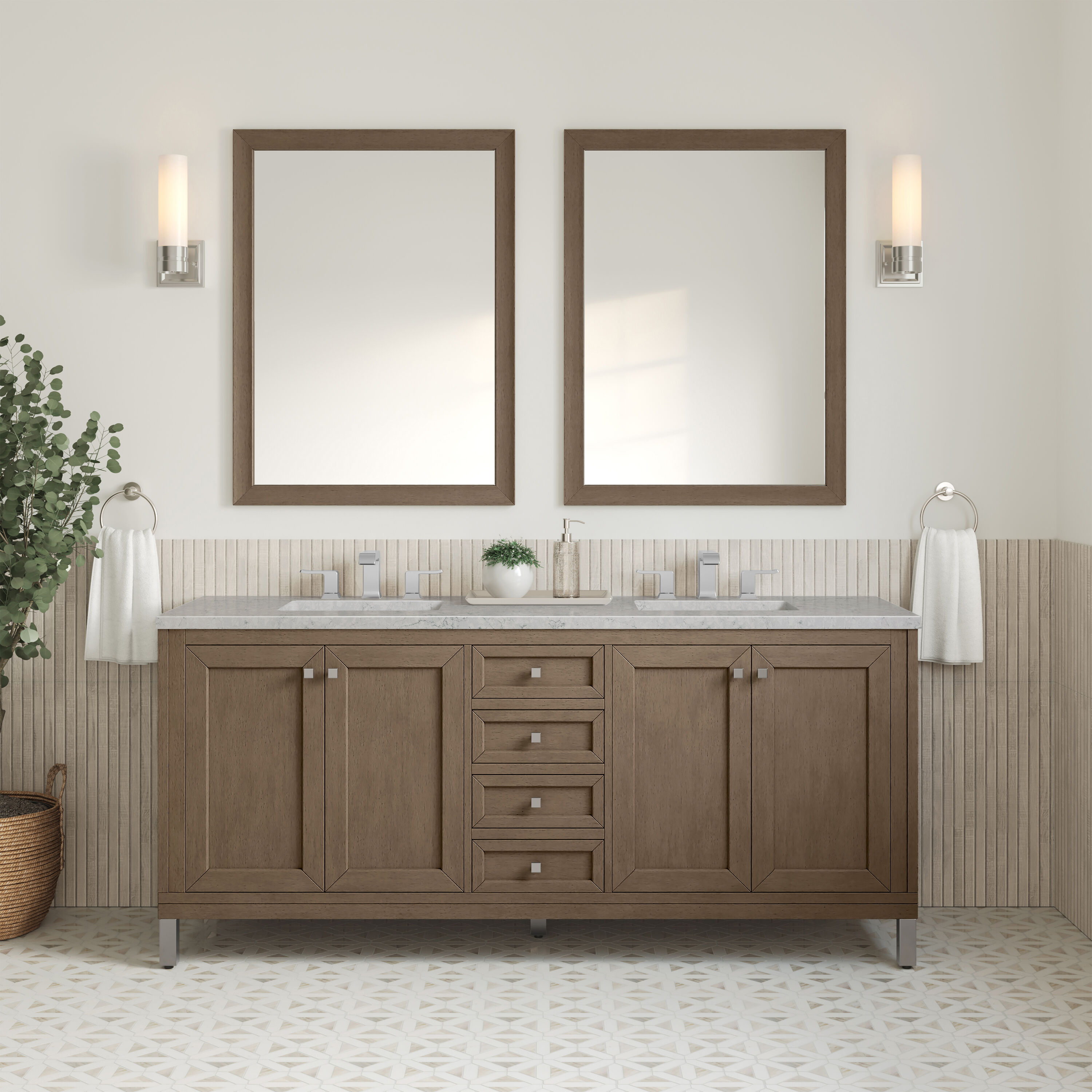 James Martin Vanities 305-V72-WWW-3EJP Bath-Vanity-Combo - View #5