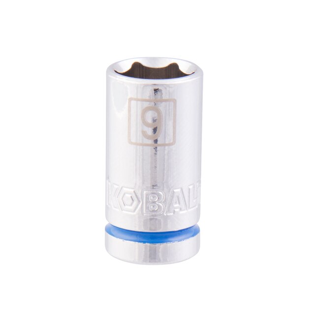Kobalt Metric 3/8-in Drive 6-point 9mm Deep Socket Kobalt Metric 3/8-in Drive 6-point 9mm Deep Socket