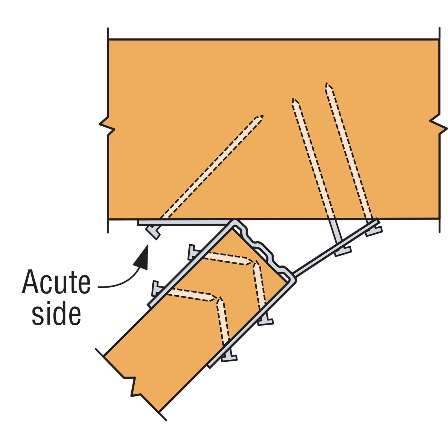 Simpson Strong-Tie LSU26Z Joist-Hangers - View #6
