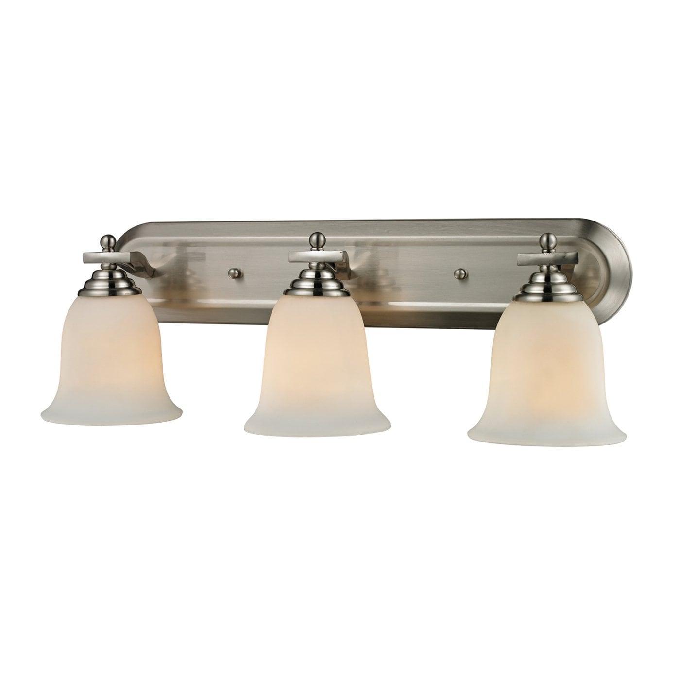 Z-Lite 704-3V-BN Lagoon 24-in 3-Light Brushed Nickel Transitional Vanity Light