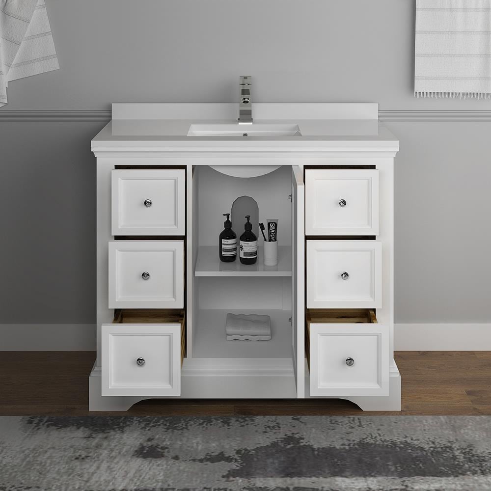 Fresca FCB2440WHM-CWH-U Bath-Vanity-Combo - View #4