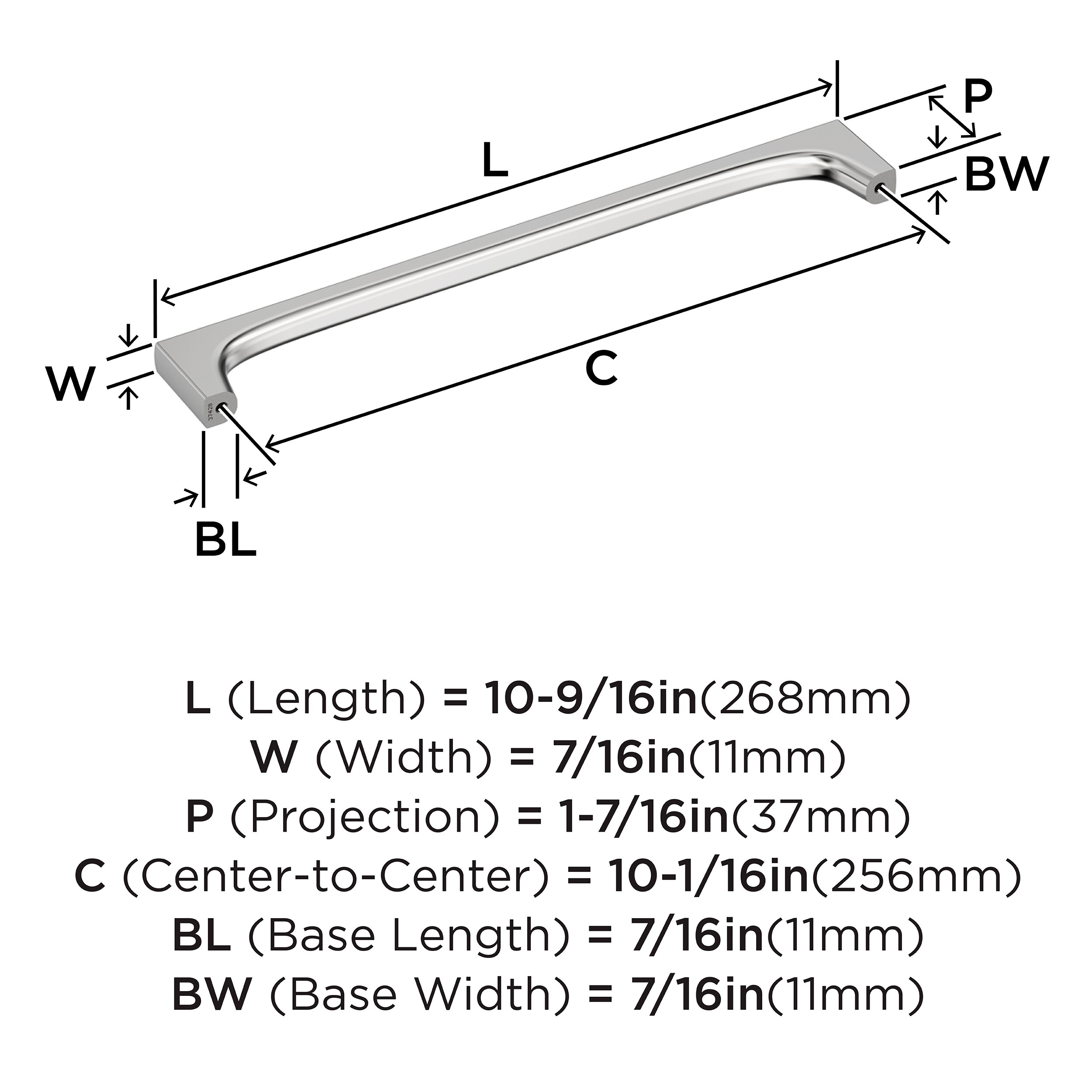 Amerock BP3742826 Cabinet-Pulls - View #4