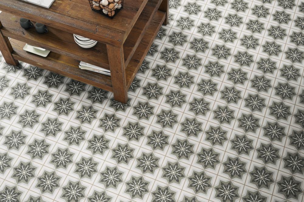 Style Selections Black and White 4-mil x 9-in W x 9-in L Groutable Peel and  Stick Luxury Vinyl Tile Flooring (0.5625-sq ft/ Piece) in the Vinyl Tile  department at