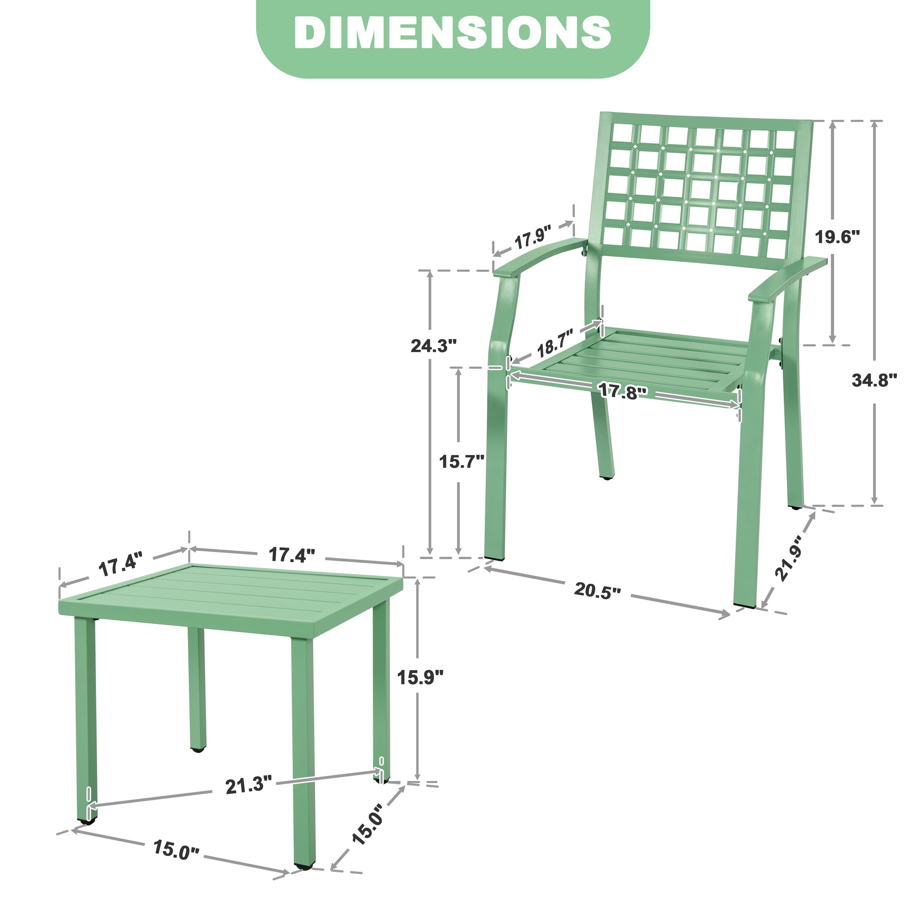 Nuu Garden SID004-01-LS Patio-Dining-Sets - View #3