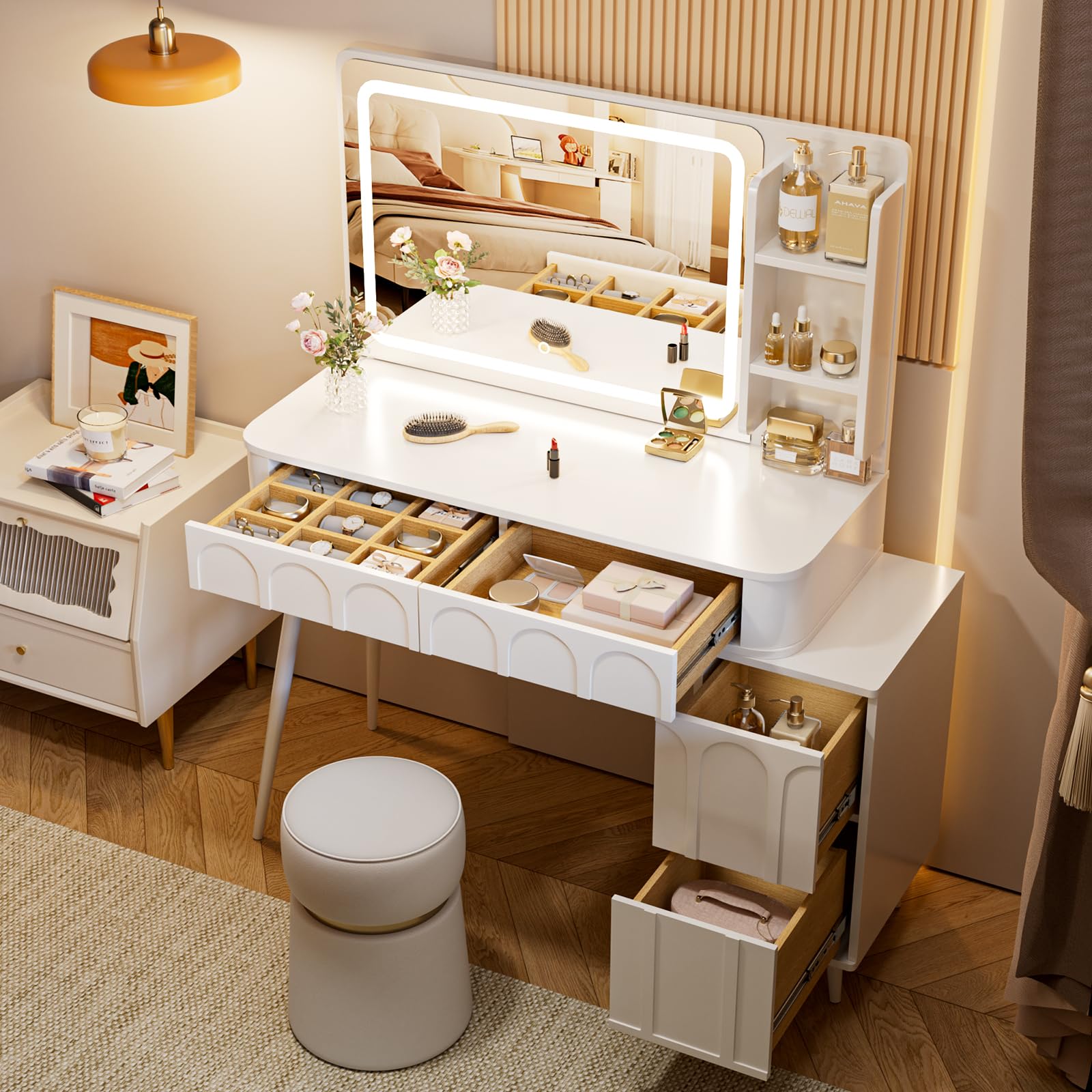 FurniFusion L-SZT Vanity-Stools - View #5