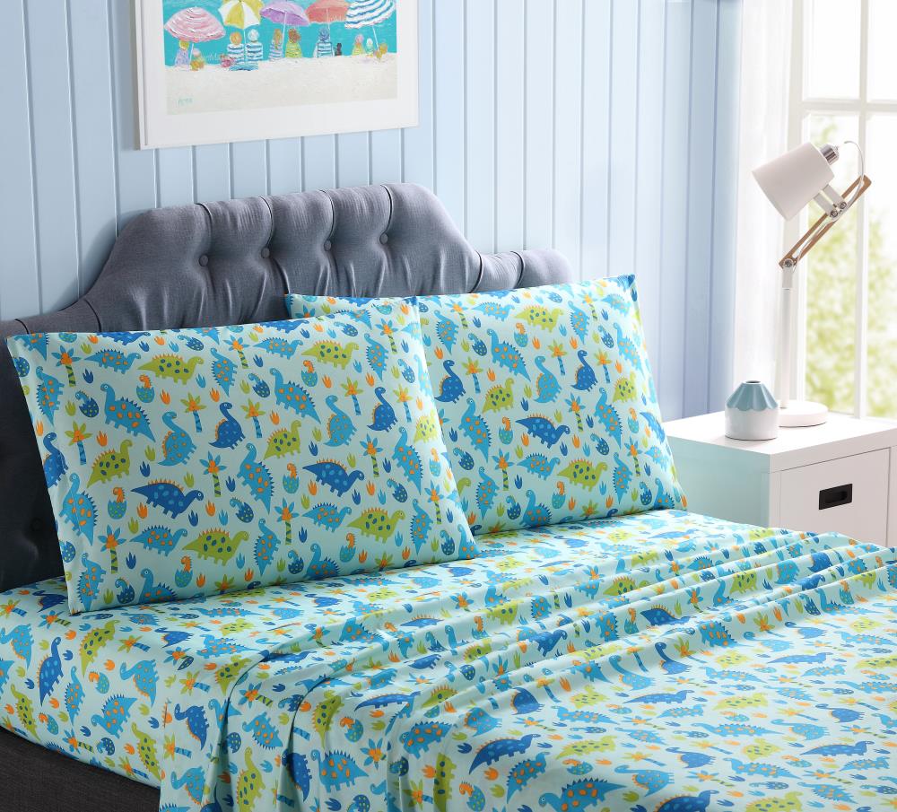 MHF Home M521355 Full Polyester Green 4-Piece Bed Sheets