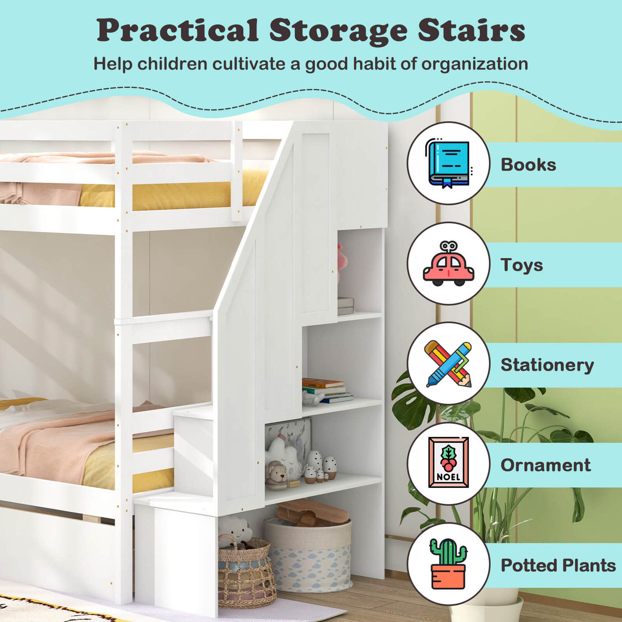 Costway HCST04546 Bunk-Beds - View #6