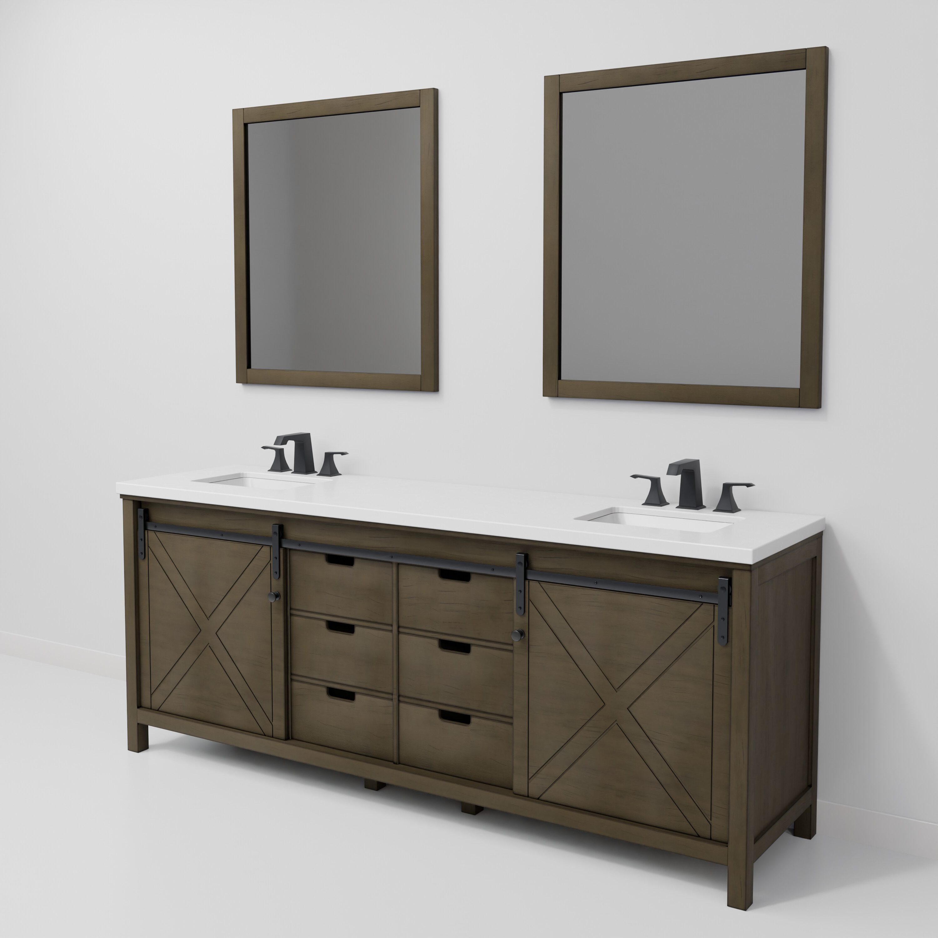 Lexora LM342284DKCSM34F Bath-Vanity-Combo - View #6