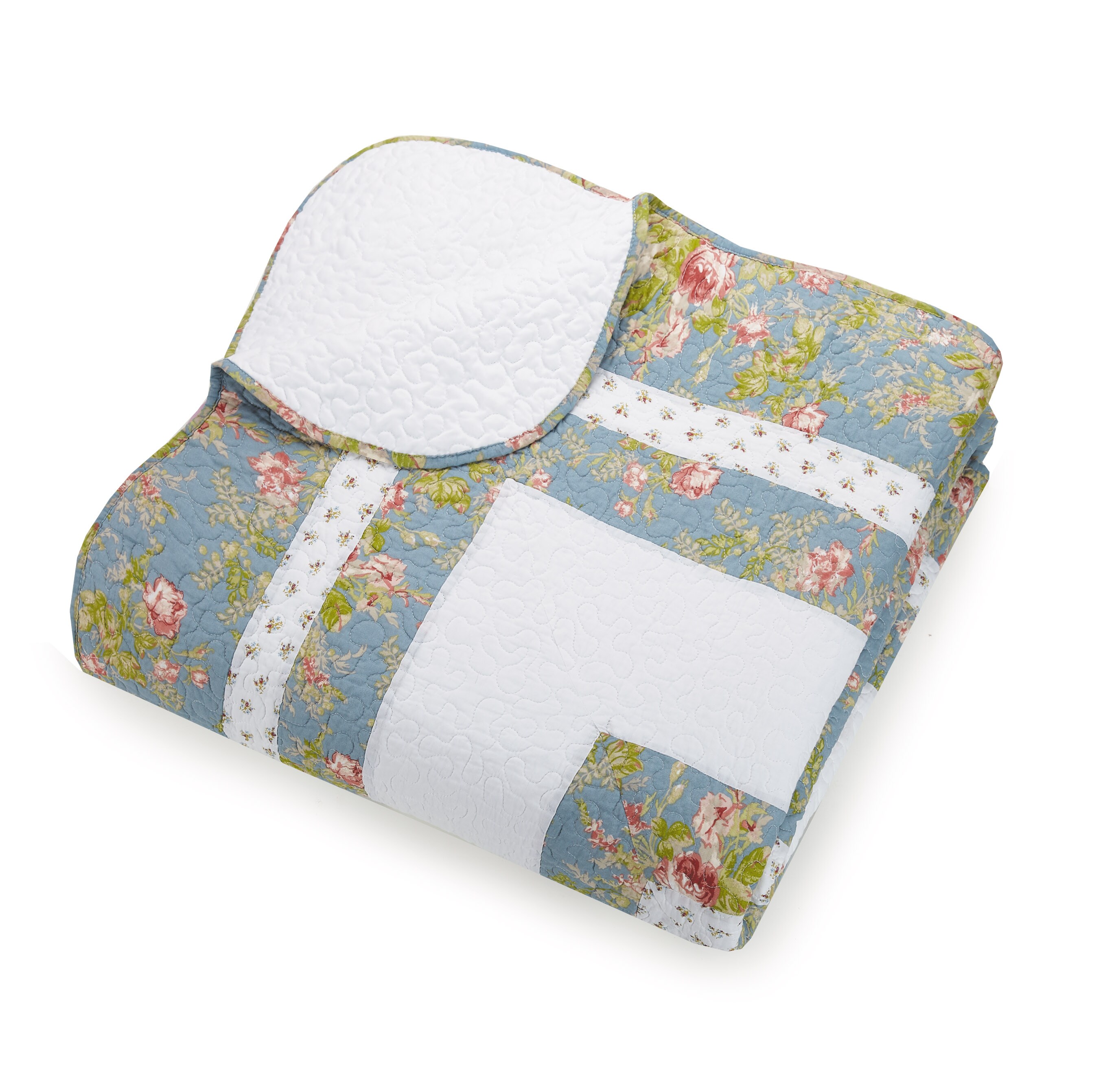 Modern Heirloom Loretta 3-Piece Full/Queen Quilt Set in the Bedding ...