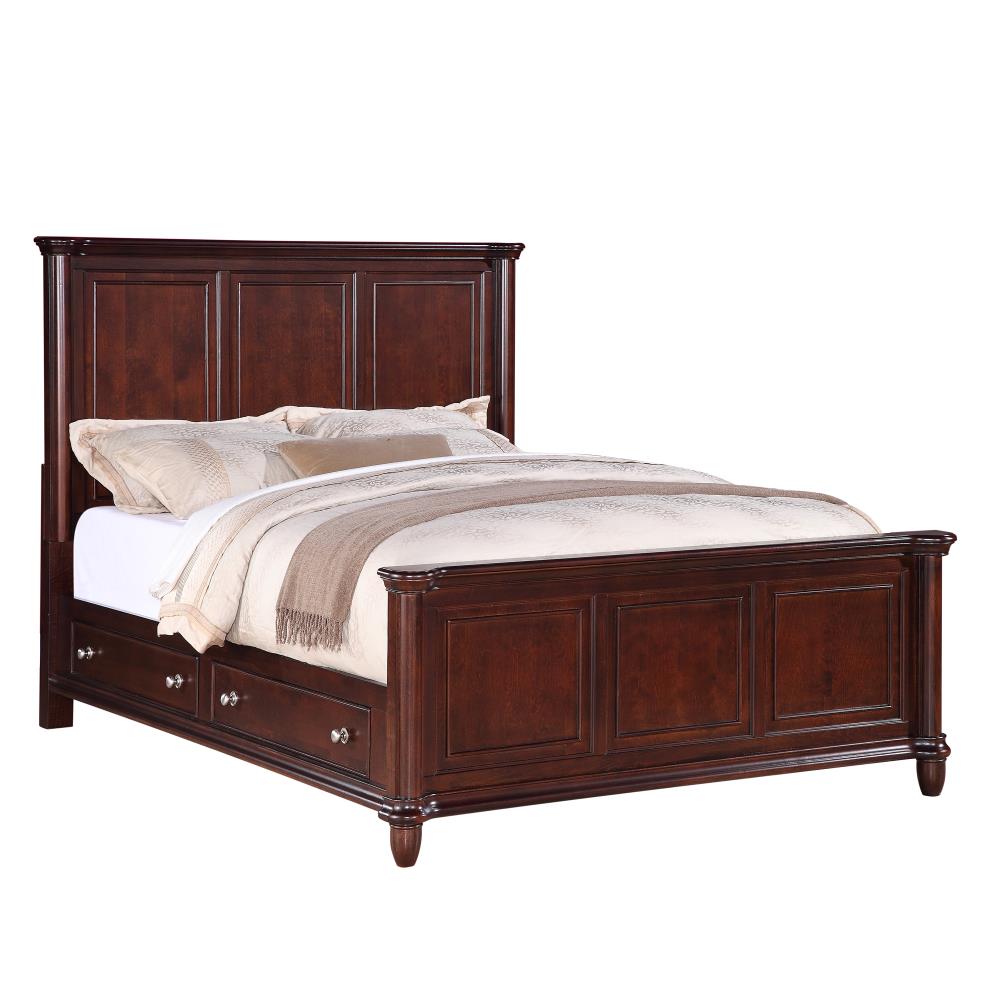Picket House Furnishings Gavin Traditional Cherry Queen Platform Bedroom Set With Dresser
