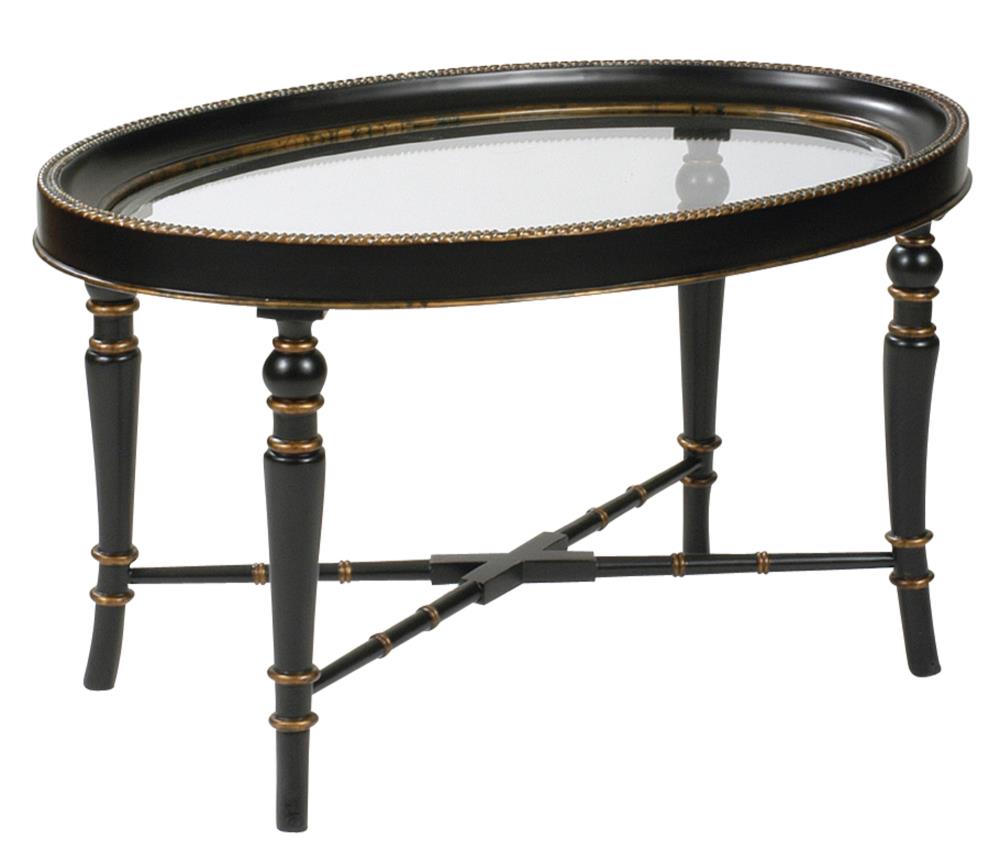 Hekman 741006081  accents Special Reserve Mindi Glass Modern Coffee Table
