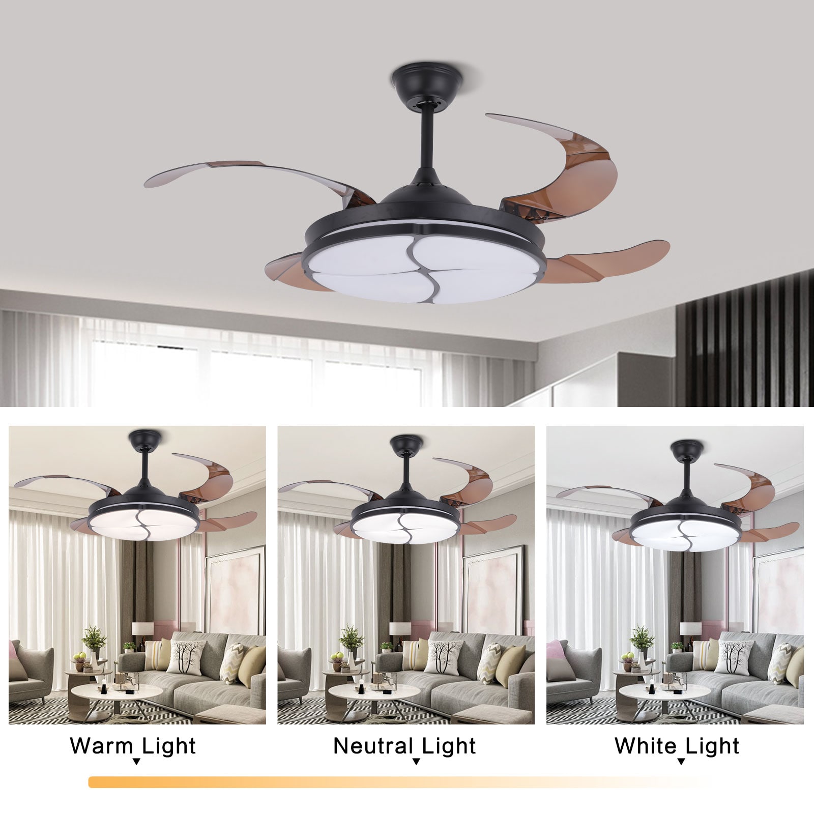 Oukaning HG-HCX-2058 Ceiling-Fans - View #3
