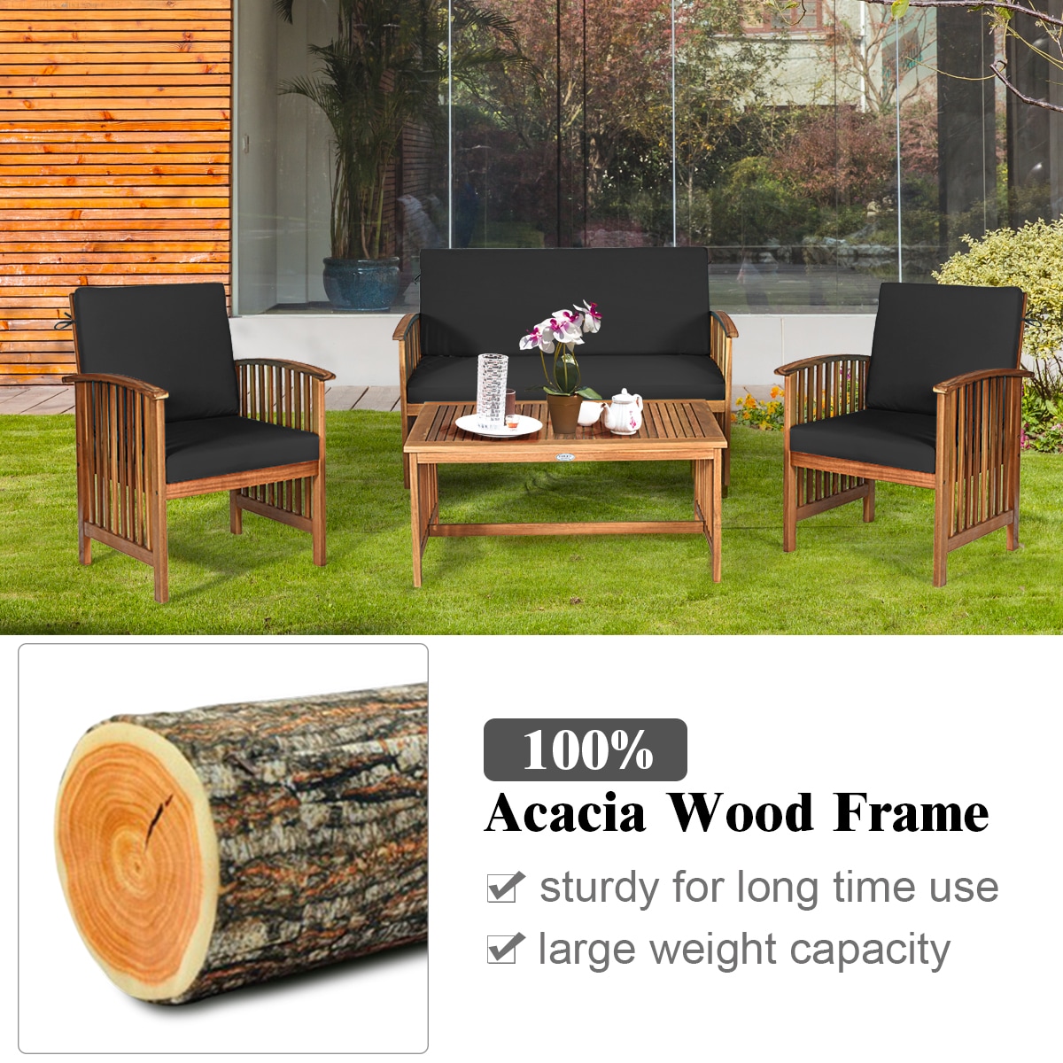 Costway HW63970BK+ Patio-Conversation-Sets - View #5