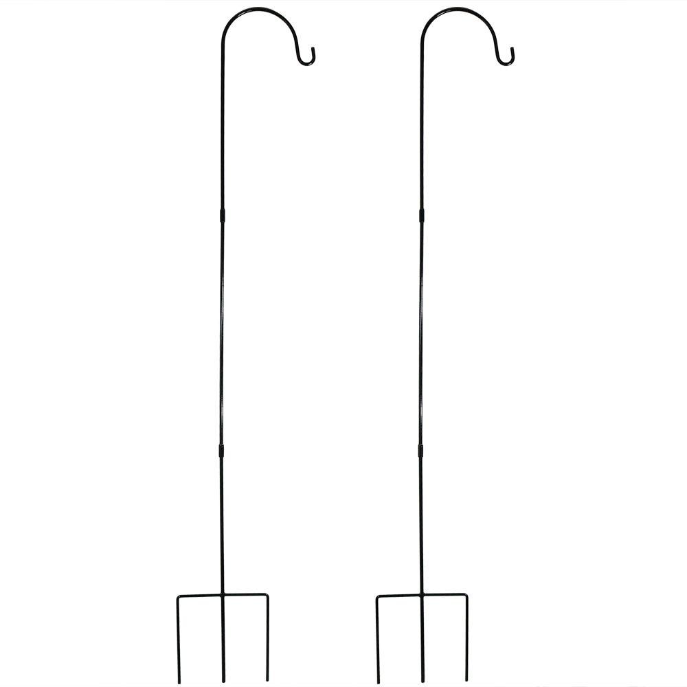 Sunnydaze Decor HMI-578 82-Inches Black Metal Garden Shepherd's Hook