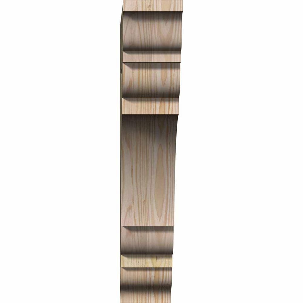 Ekena Millwork BKT04X22X22OLY01RDF Exterior-Brackets-Braces - View #2