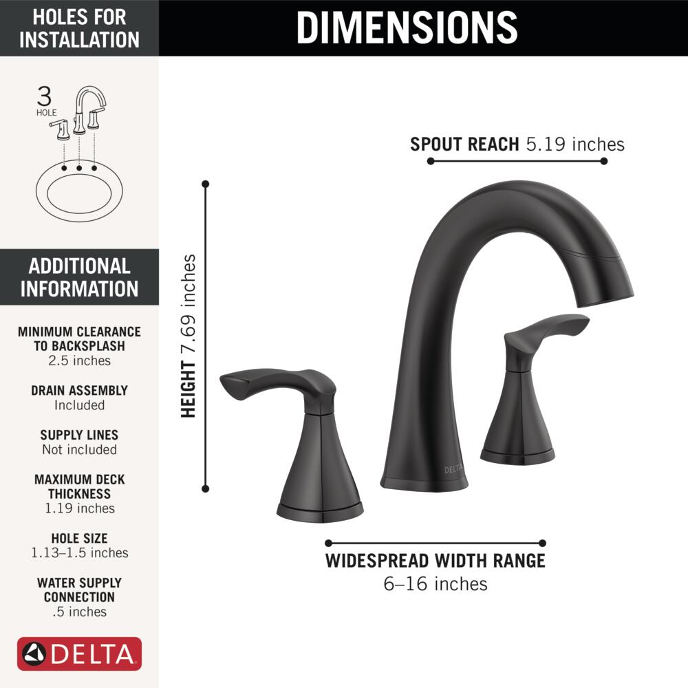 Delta 35748LF-BLPD Lavatory-Faucets - View #7