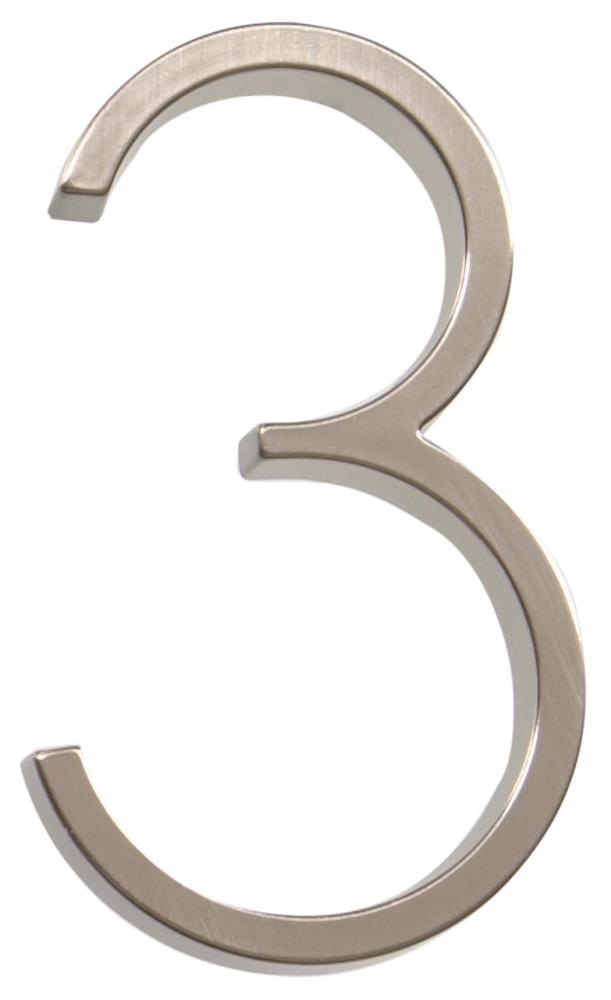 Hillman 843213 Distinctions 5-in Satin nickel Number 3