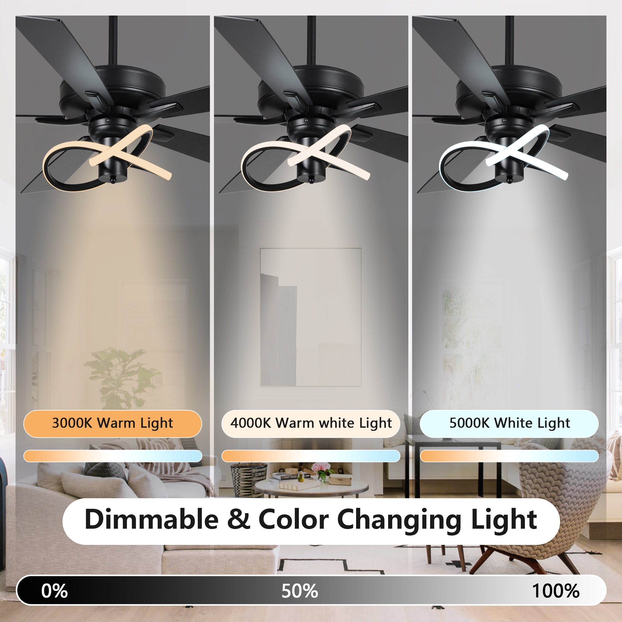 IHOMEadore MDF6001BK Ceiling-Fans - View #5