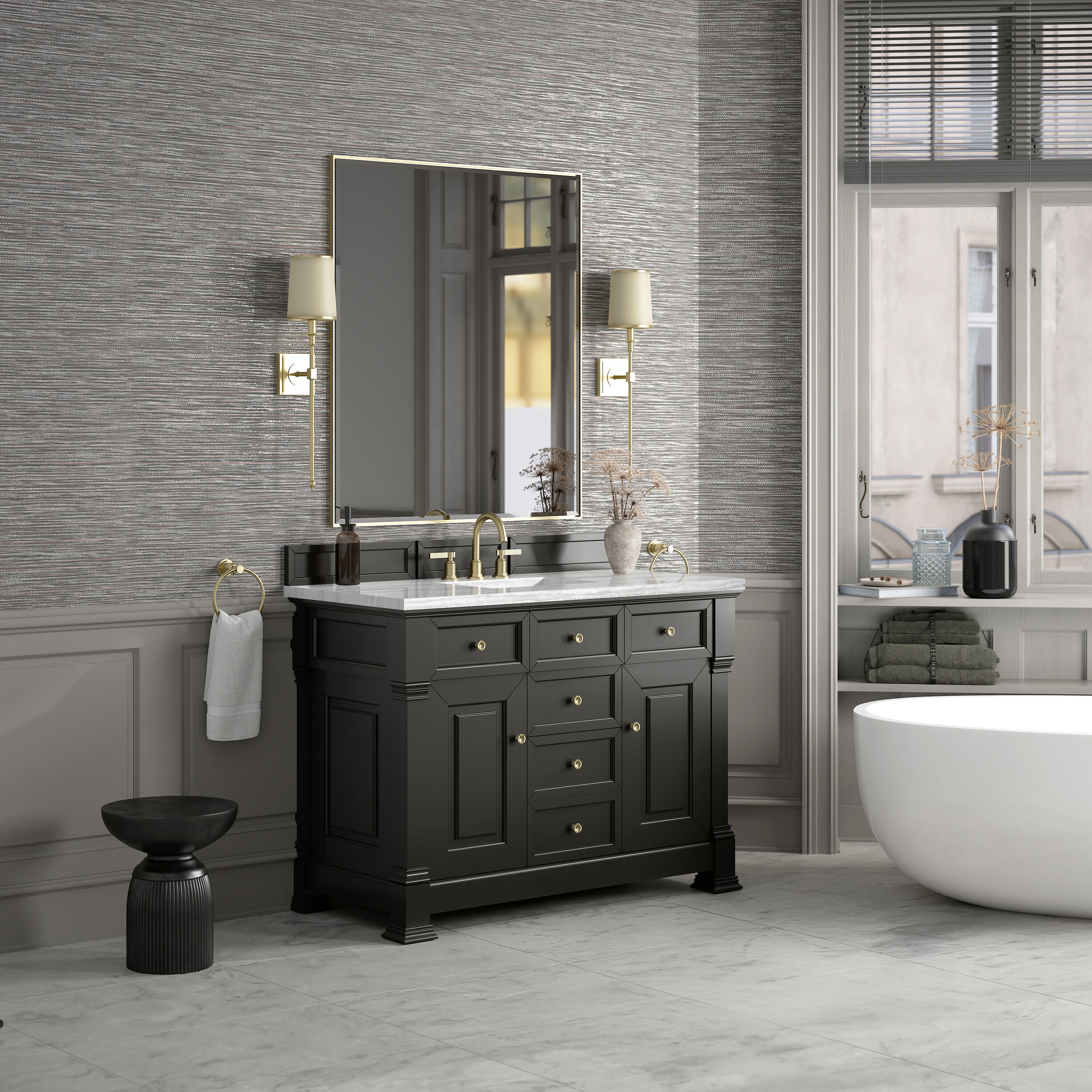 James Martin Vanities 547-V48-BKO-3AF Bath-Vanity-Combo - View #4