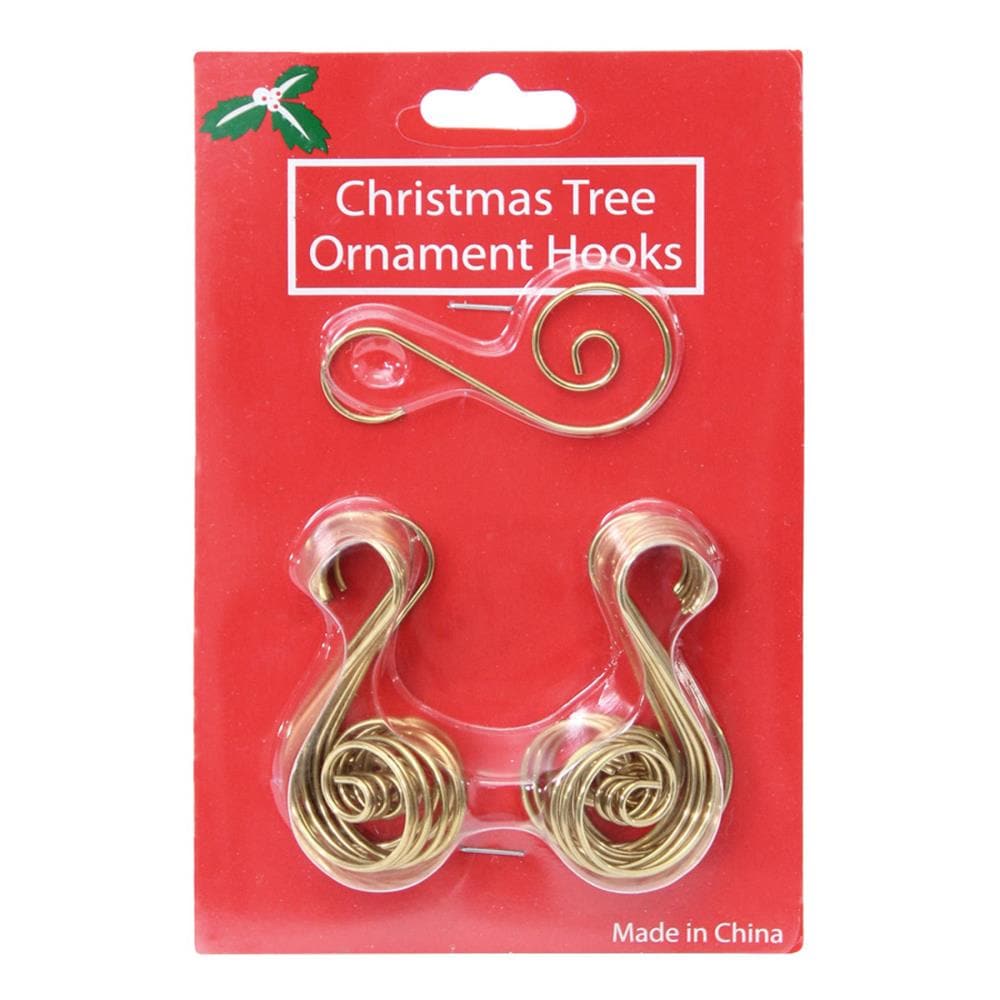 Holiday Living Christmas Hooks 24Pack Assorted Decorative Metal
