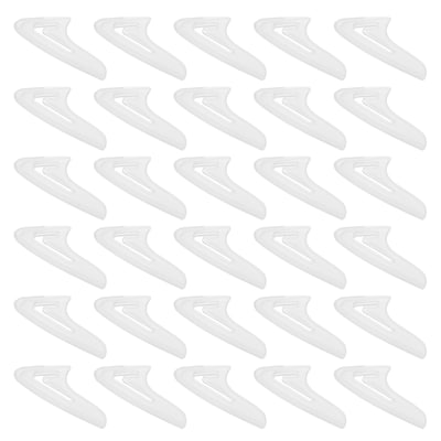 PATIKIL 100pcs Knife Tip Protector Cover 0.6 Inch x 1.37 Inch Plastic Blade Tip Guards for Kitchen Knife Tip Protection Sleeves White