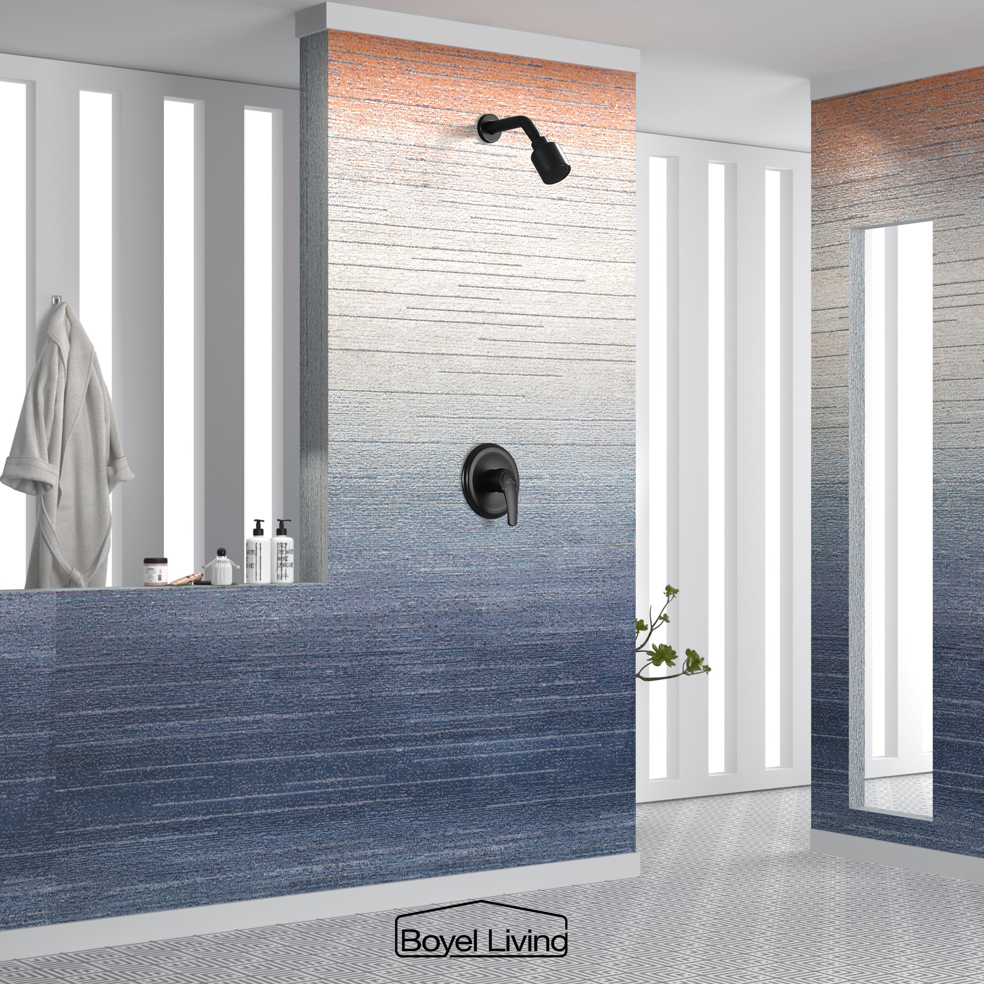 Clihome SMD-88010B Showerhead-Bar-Panels - View #3