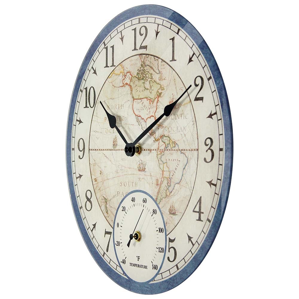 Infinity Instruments 20178 Thermometer-Clock - View #3