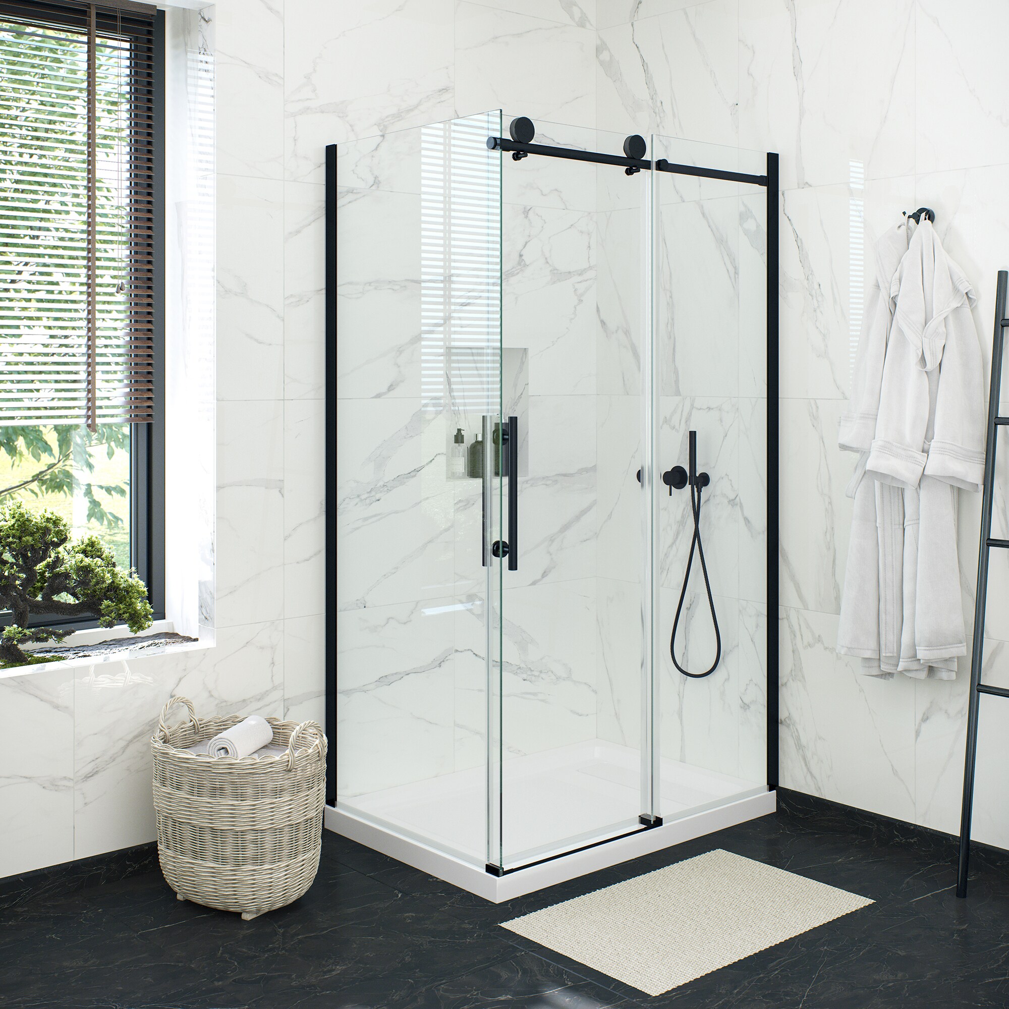 OVE Decors 15SG1-CANB32-BLK Shower-Doors - View #9