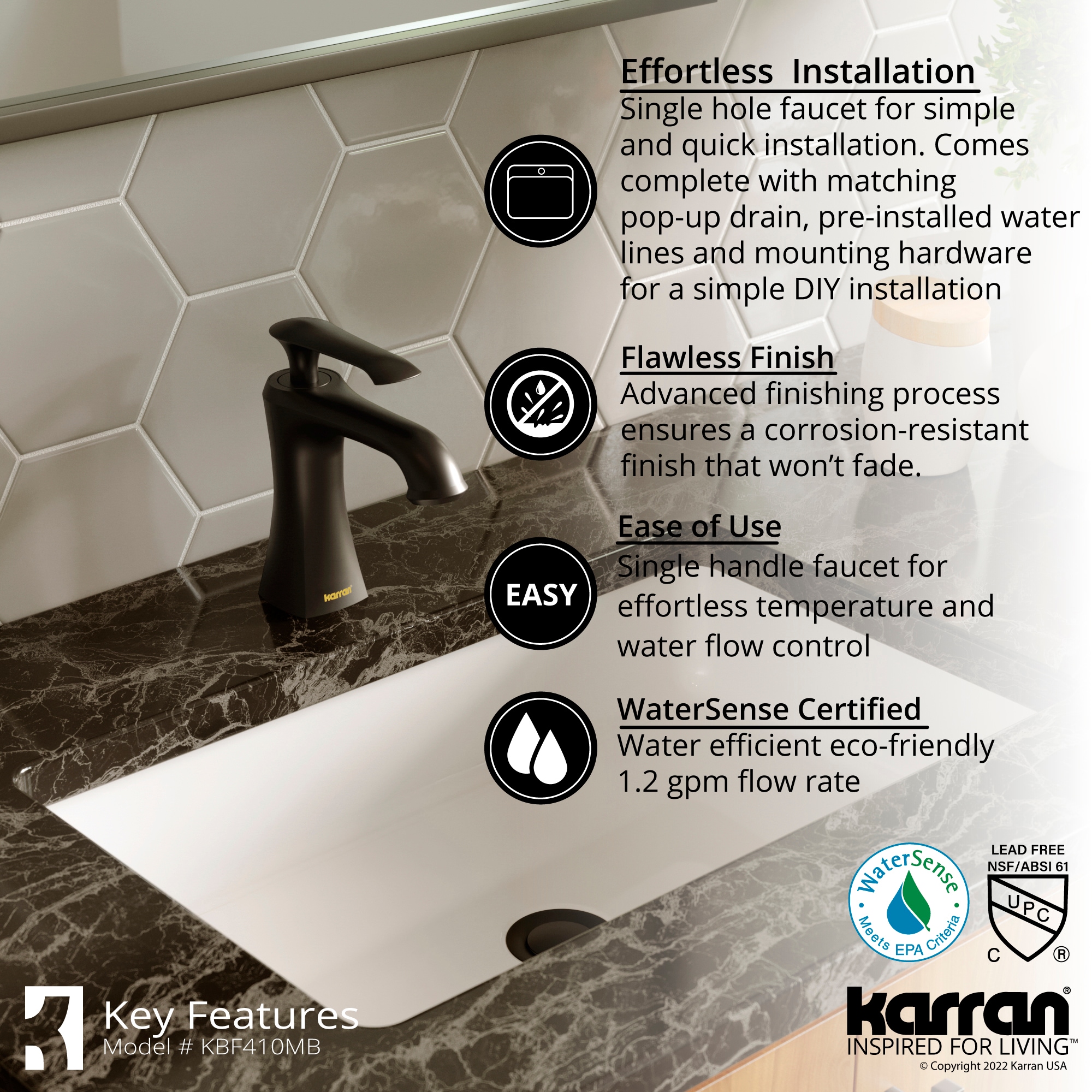 Karran KBF410MB Lavatory-Faucets - View #6