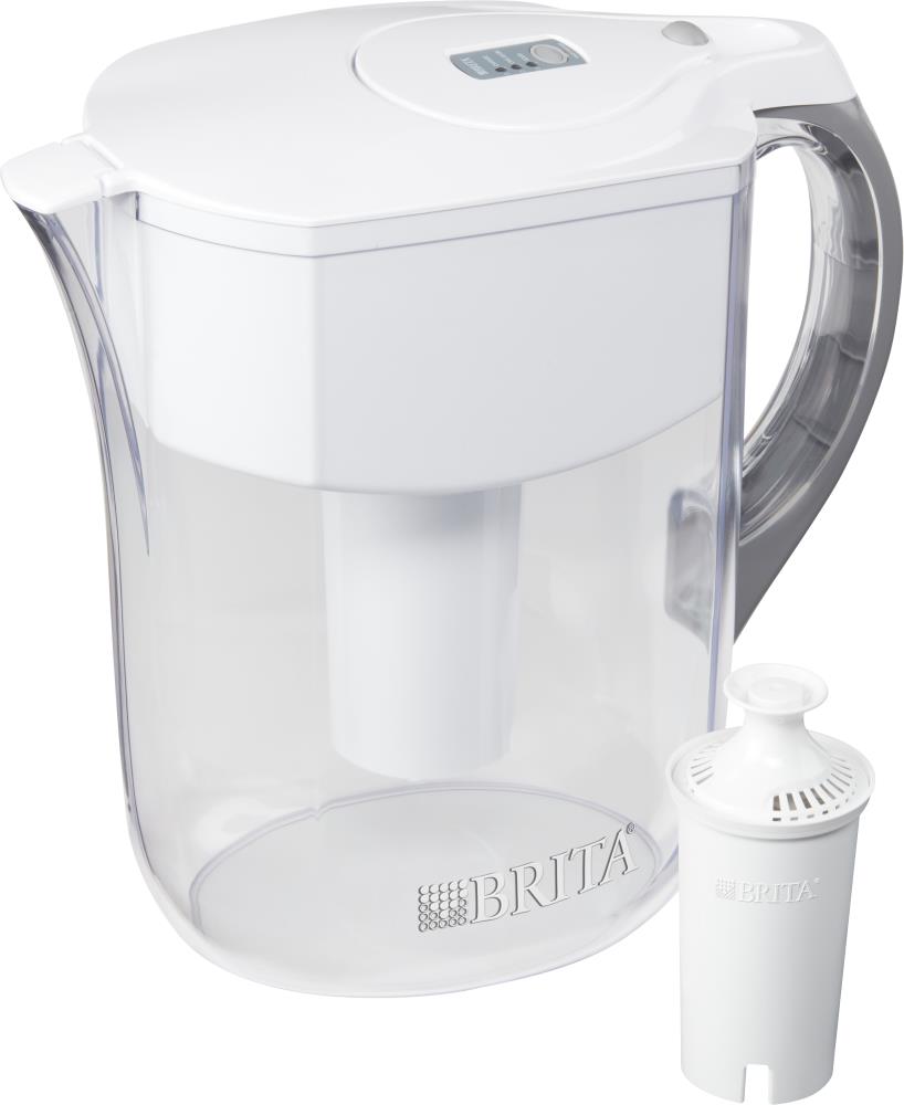 Brita Monterey Longlast Filter Water Filter Pitcher, 10 Cup - White 