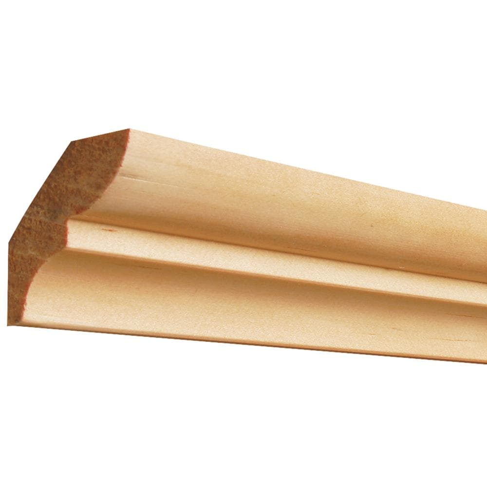 RELIABILT 7512PINE 1-5/8-in x 12-ft Pine Unfinished Wood 75 Bed Moulding