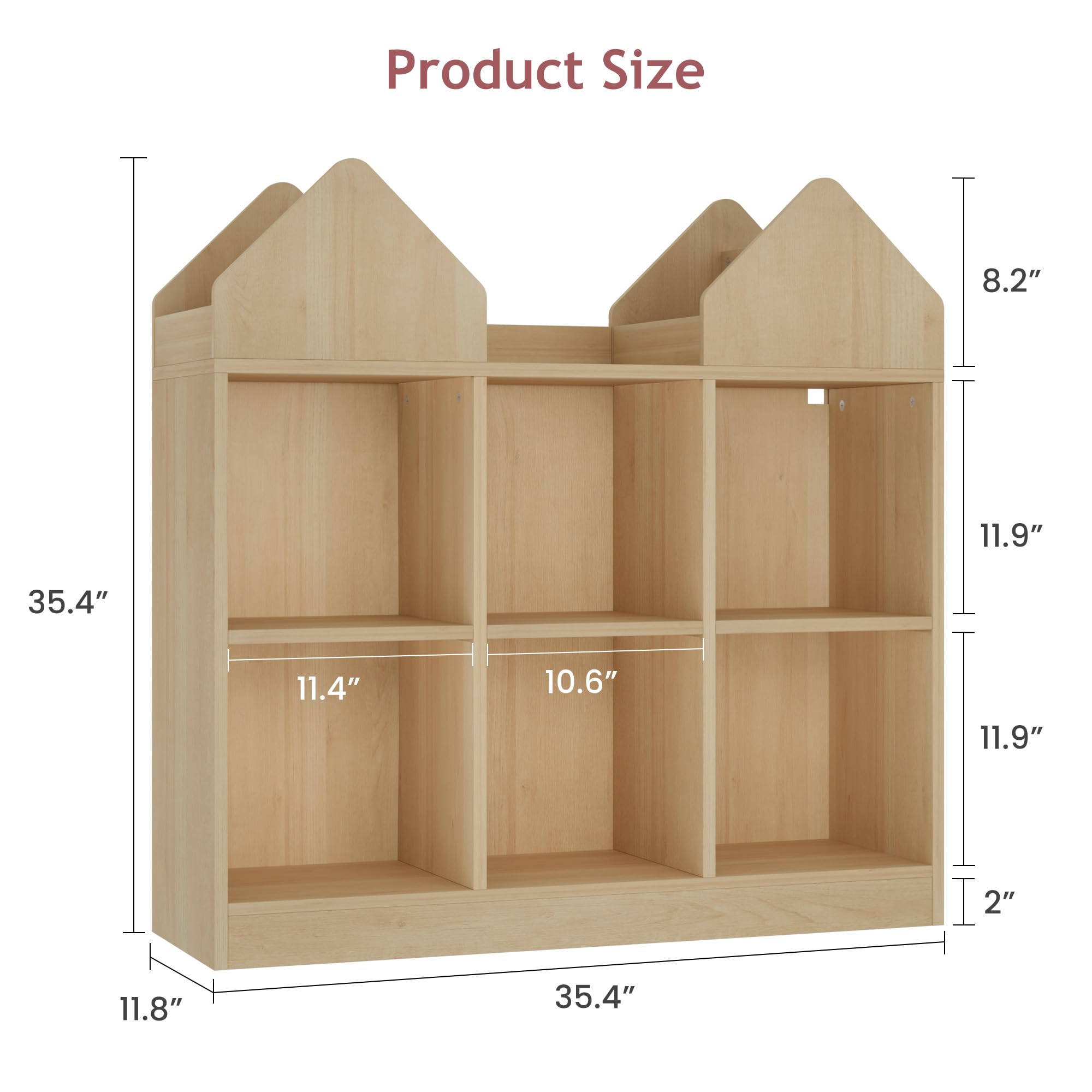 DEXSO BQACRVNKAEA0PTK Kids-Bookcases - View #2