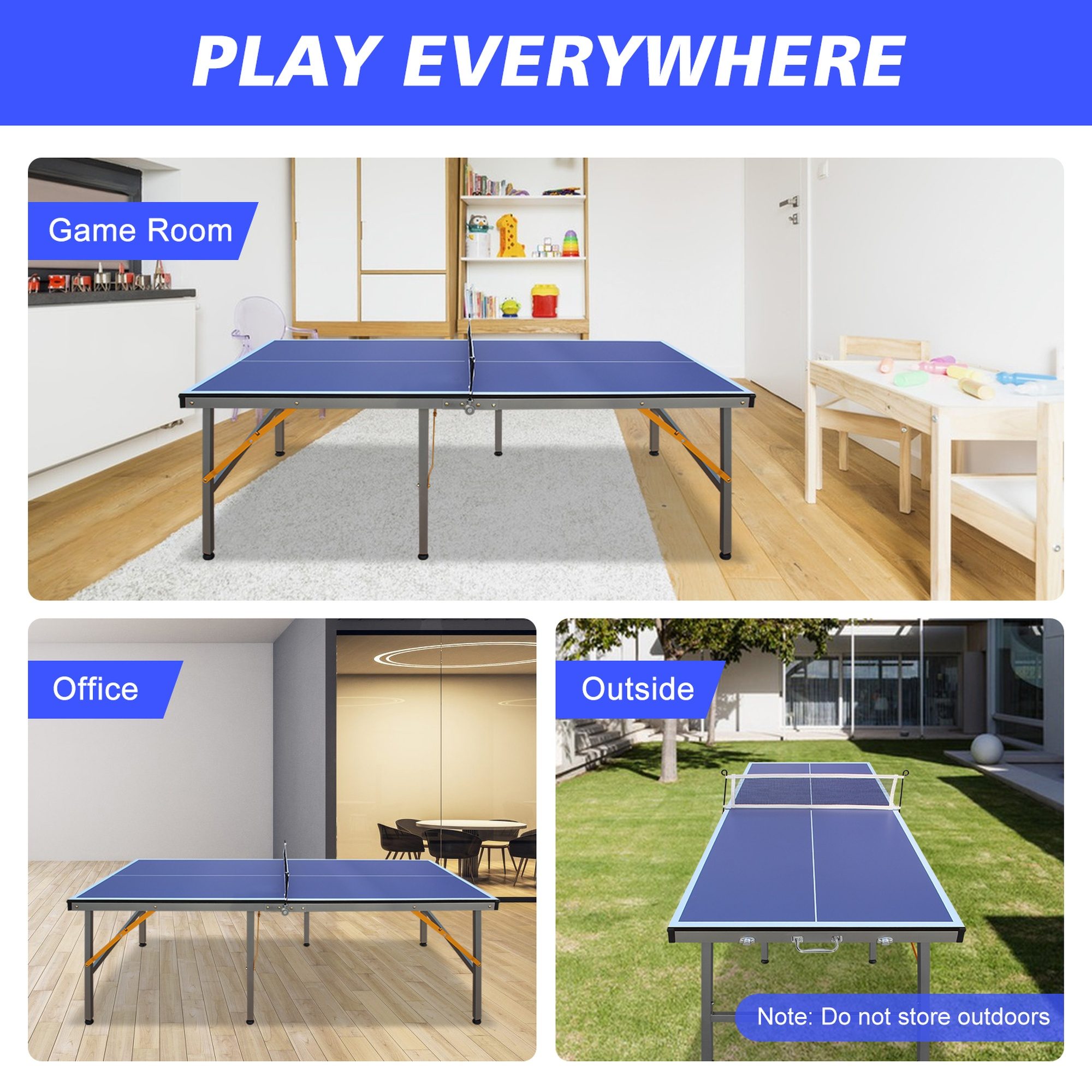 Wudkey L4-QV8Q6Q Ping-Pong-Table - View #4