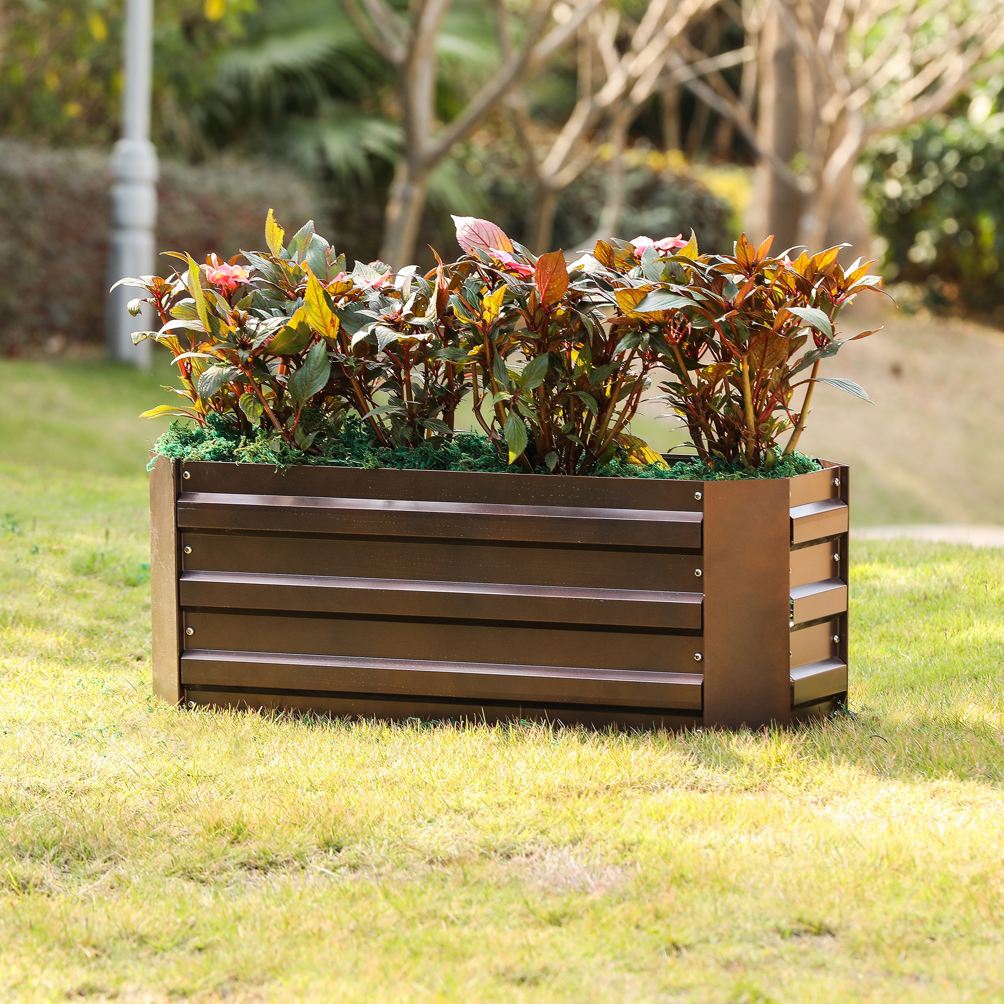 LuxenHome WHPL915 Raised-Garden-Beds - View #2