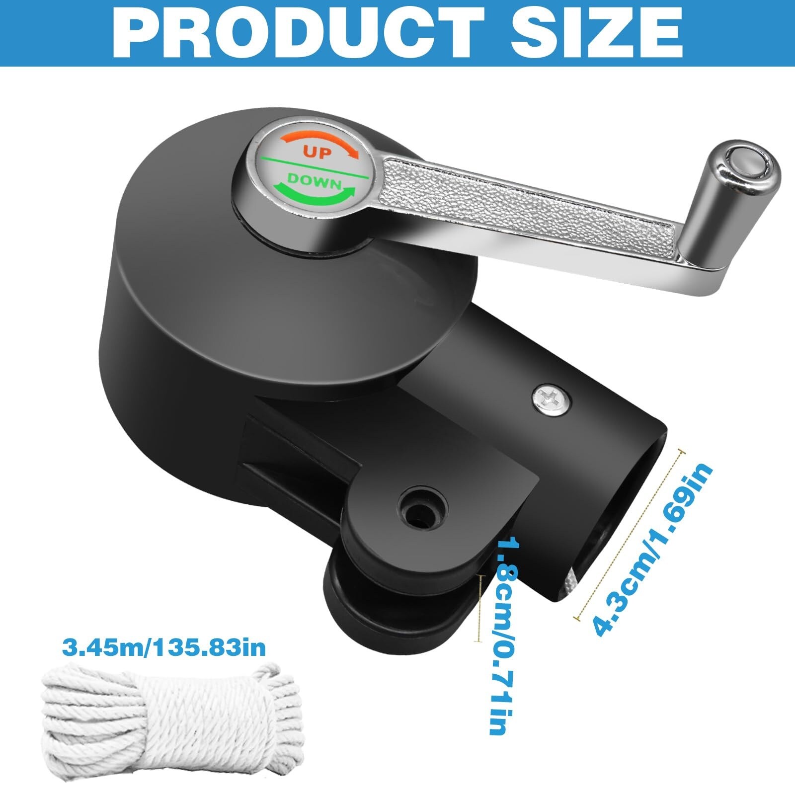 crank handle for patio umbrella Tangkula 9 ft with Handle, Gray sided patio umbrella provides an enlarged shading space to accommodate your patio furniture MYCENSE Crank Handle for Umbrellas,