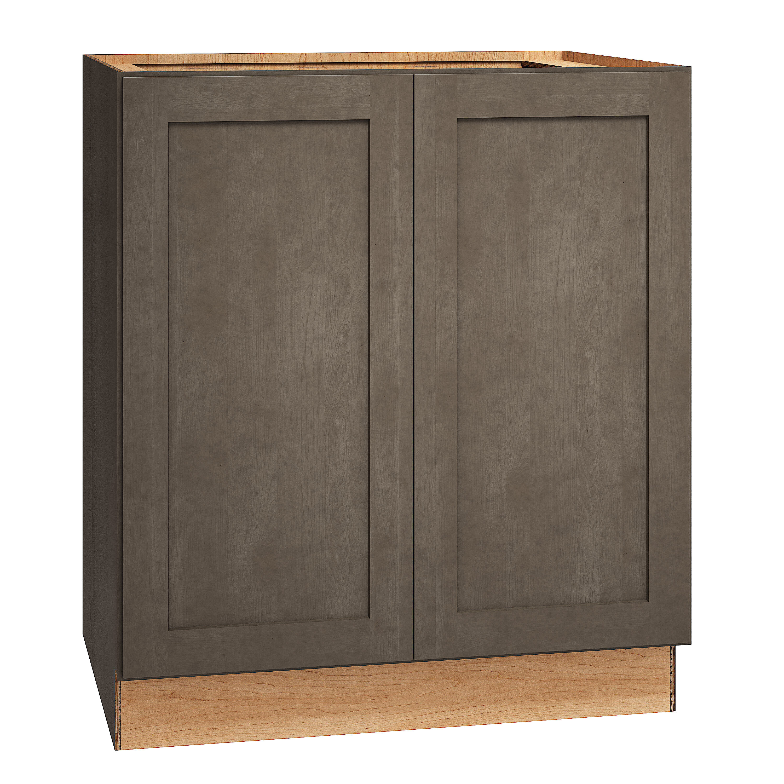 Diamond Express 329 B30FH Jamestown 30-in W x 34.5-in H x 24-in D Colt Brown Base Fully assembled Plywood Cabinet (Recessed Panel Shaker)