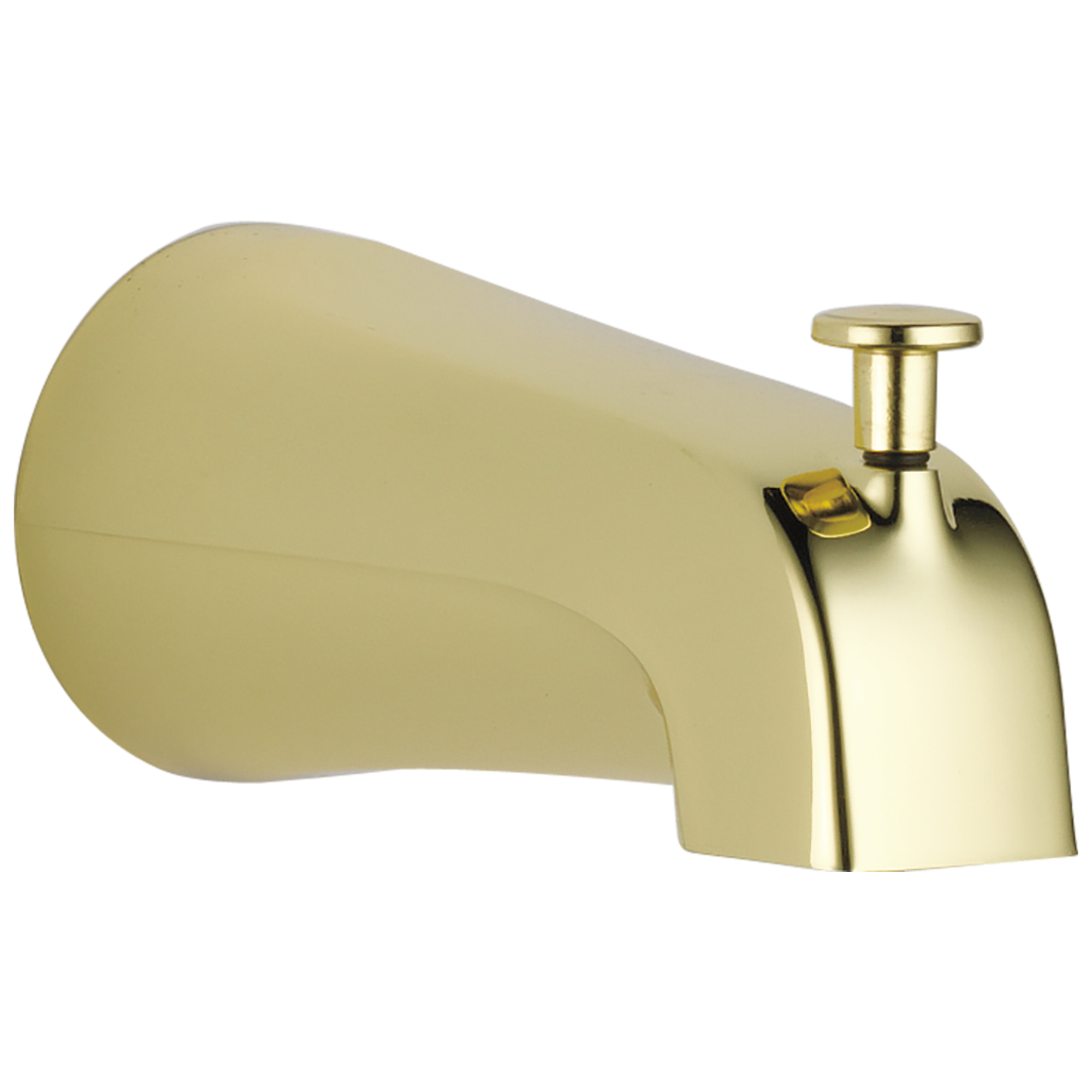 Delta U1075-PB-PK Polished Brass Universal Fit Bathtub Spout With Diverter