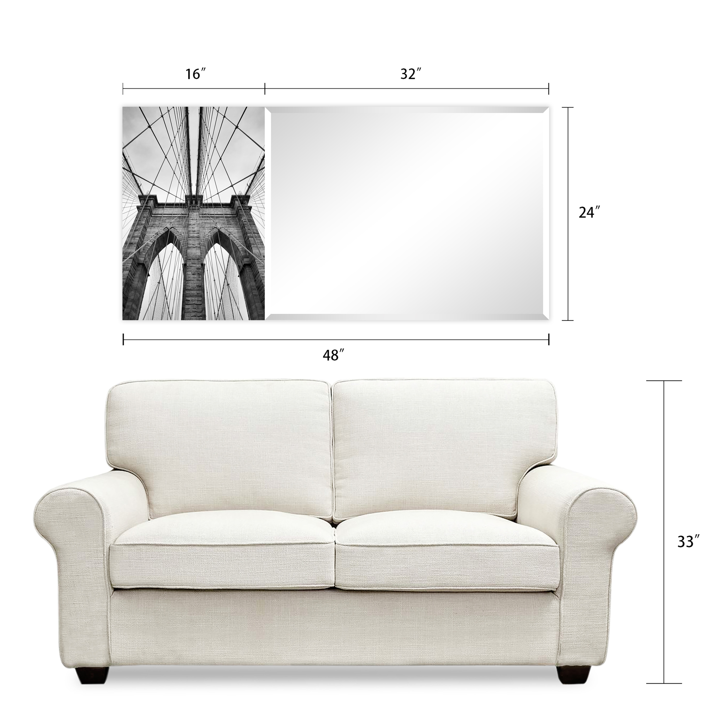 Empire Art Direct TAM-EAD2495-2448L Decor-Mirrors - View #9
