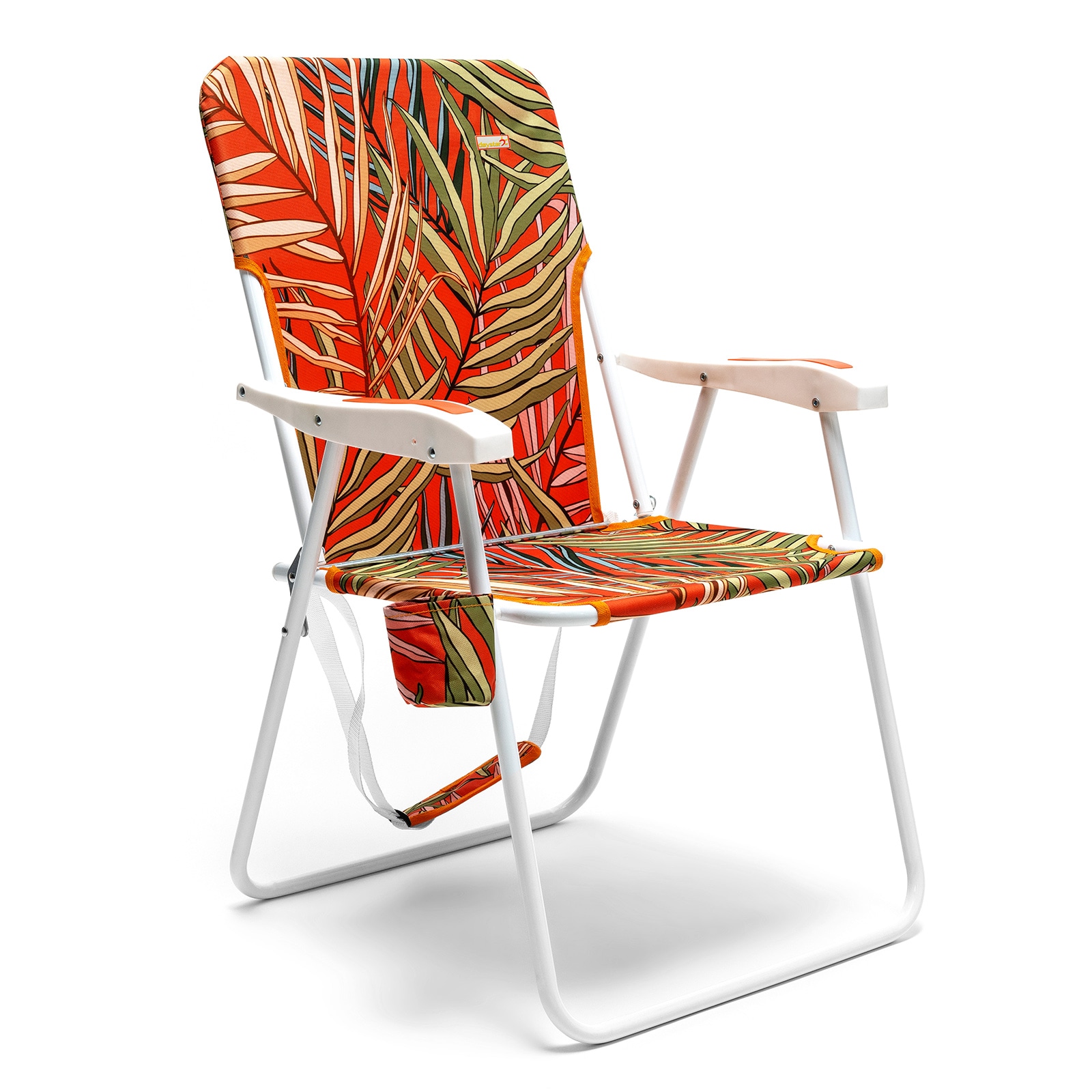 Mondawe MO-BCAC1165XOG1 Polyester Orange Folding Beach chair Carrying Strap/Handle Included