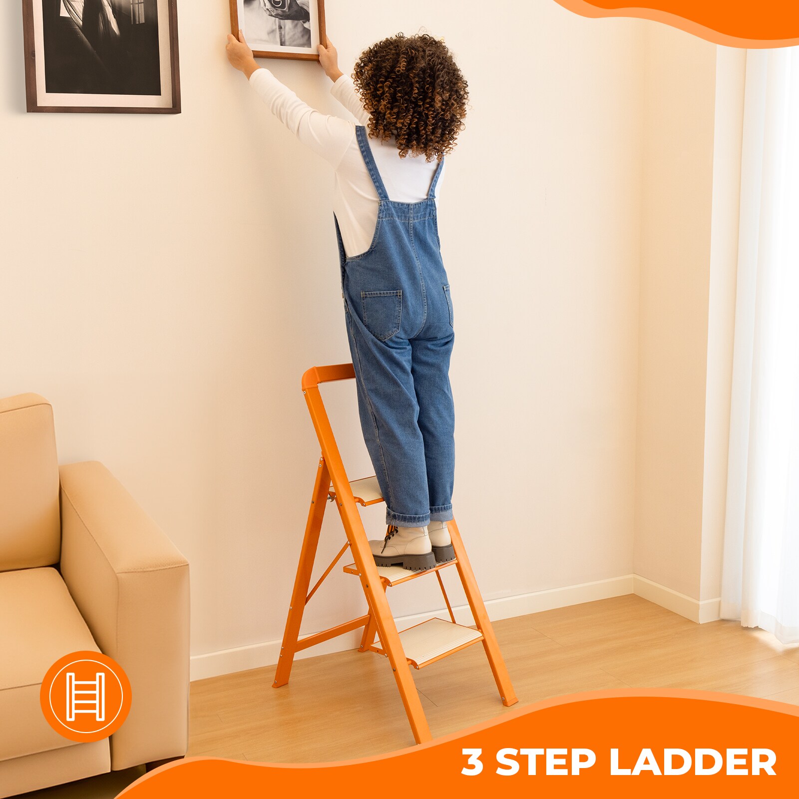 Siavonce ZX-UMB-10FT-DG Step-Ladders - View #5