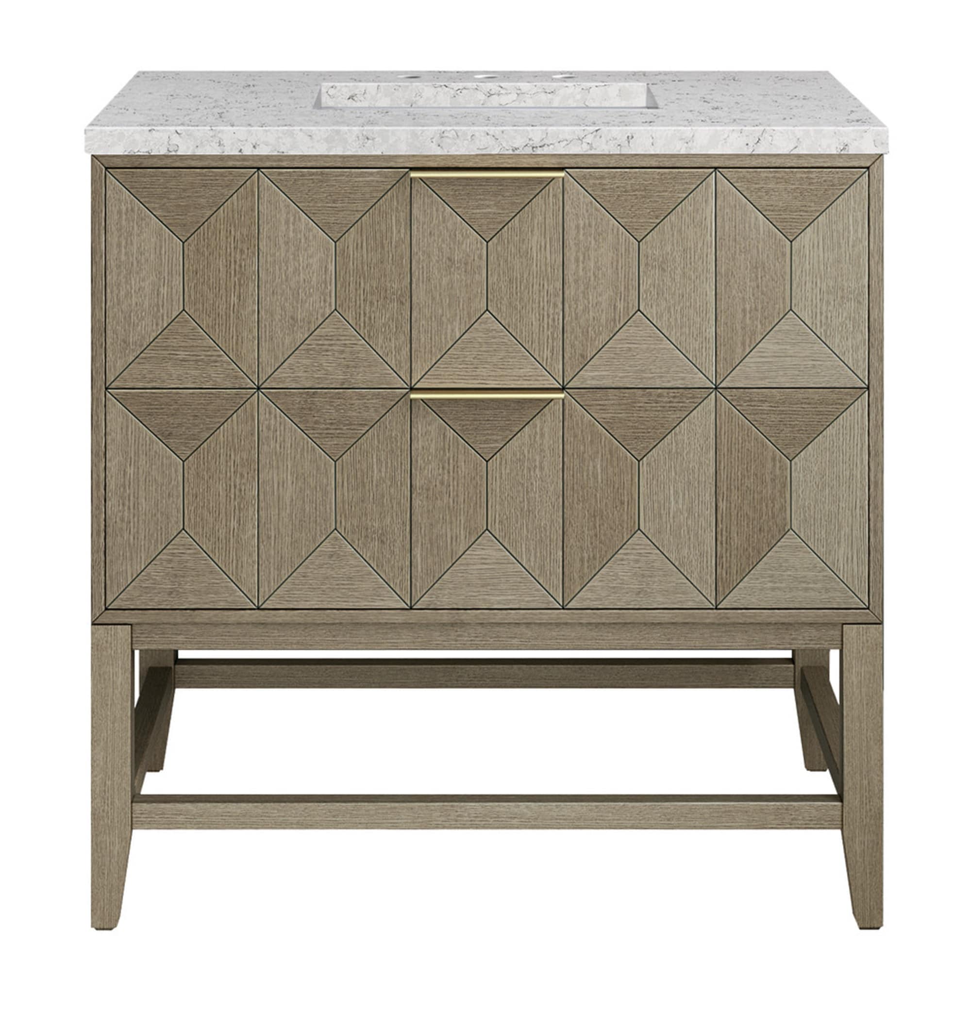 James Martin Vanities D100-V36-PBO-3EJP Bath-Vanity-Combo - View #2