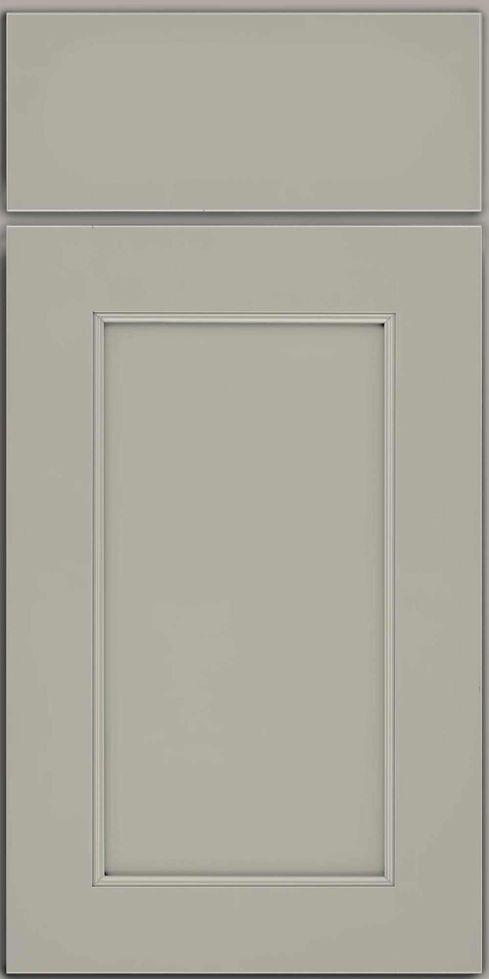 KraftMaid Bagley 14.625-in W x 14.625-in H Pebble Grey Painted Kitchen ...