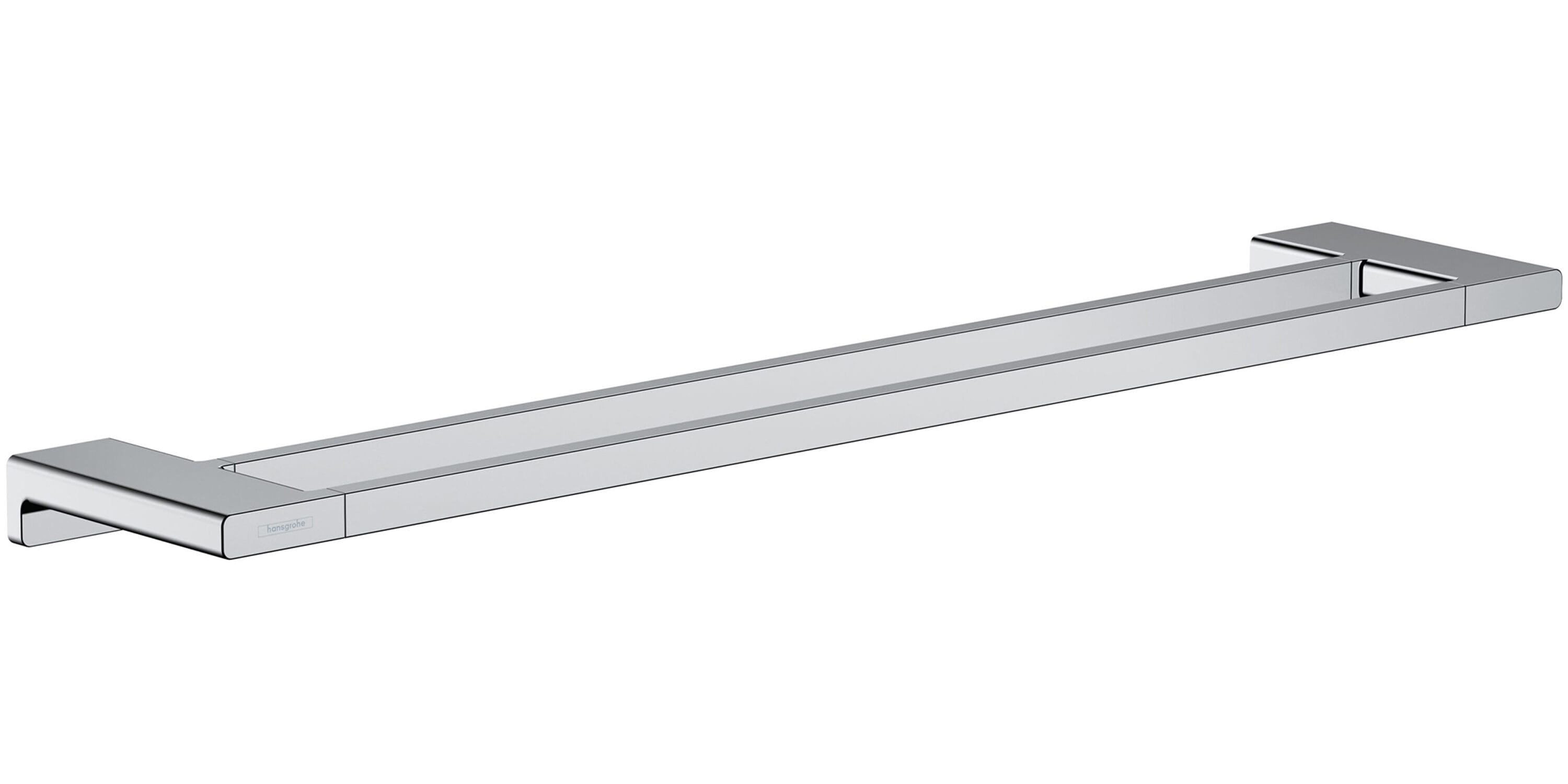 Hansgrohe Chrome Wall Mounted Double Towel Rail