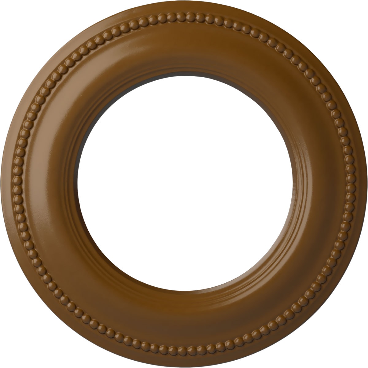 Ekena Millwork CM13BRSTF Bradford Classic 13-in W x 13-in L Painted Smokey Topaz Polyurethane Whole Ceiling Medallion