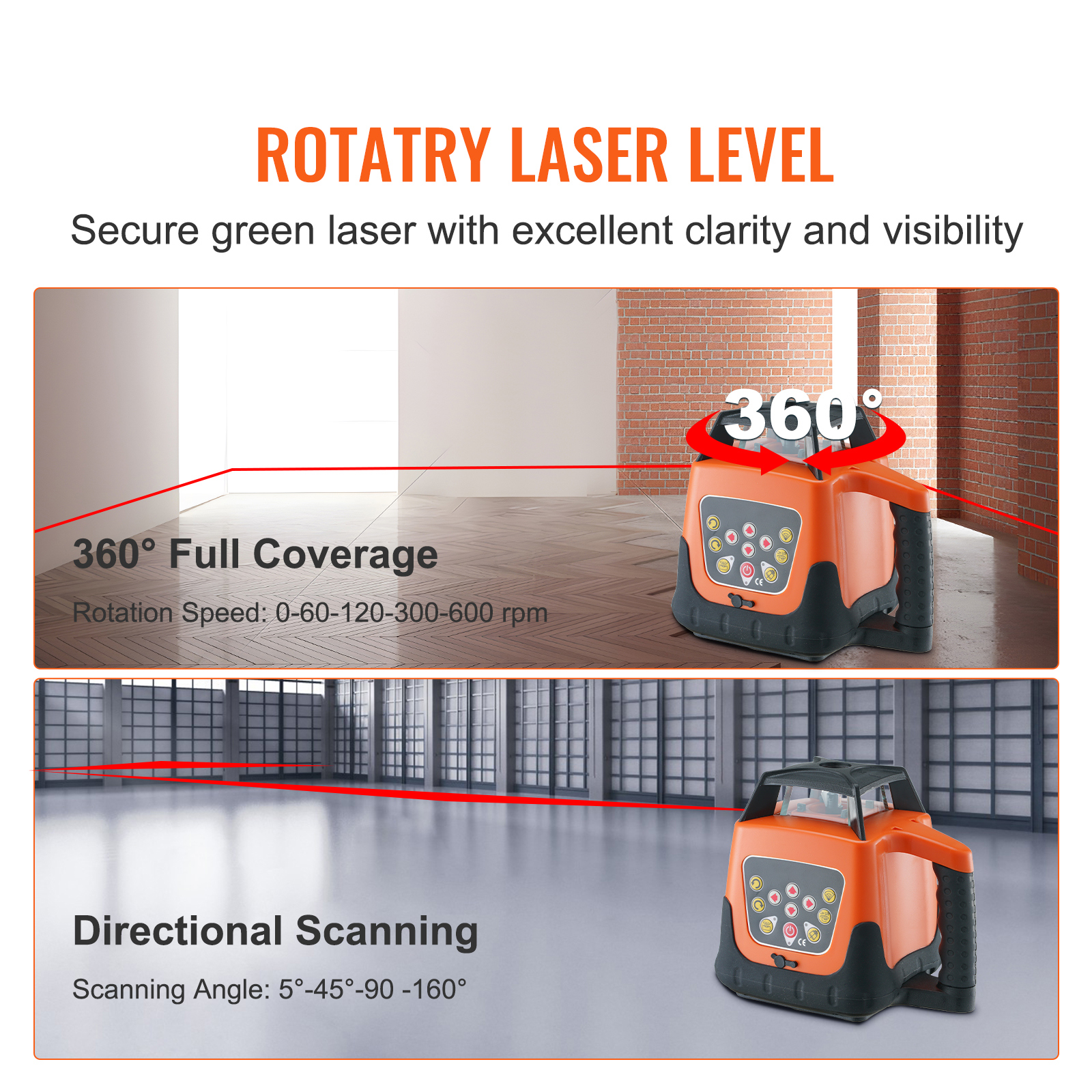 VEVOR XZJG1650FT20MK1BXV1 Laser-Level - View #7