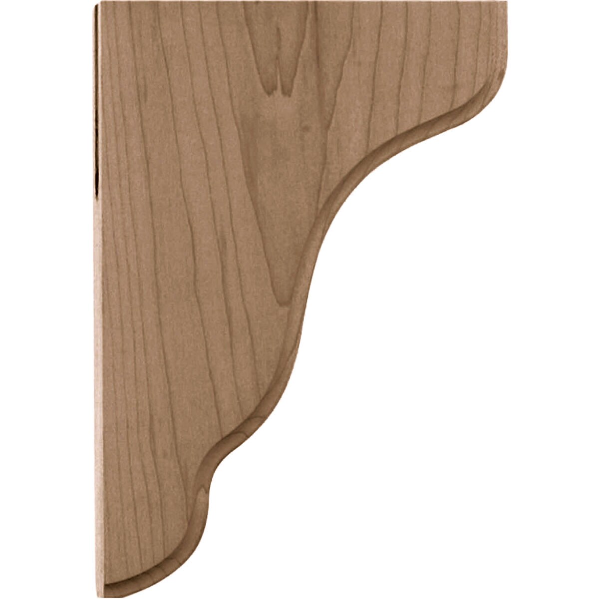 Alder Hand-Carved Wood Bracket Corbel 7.25" x 9.5"